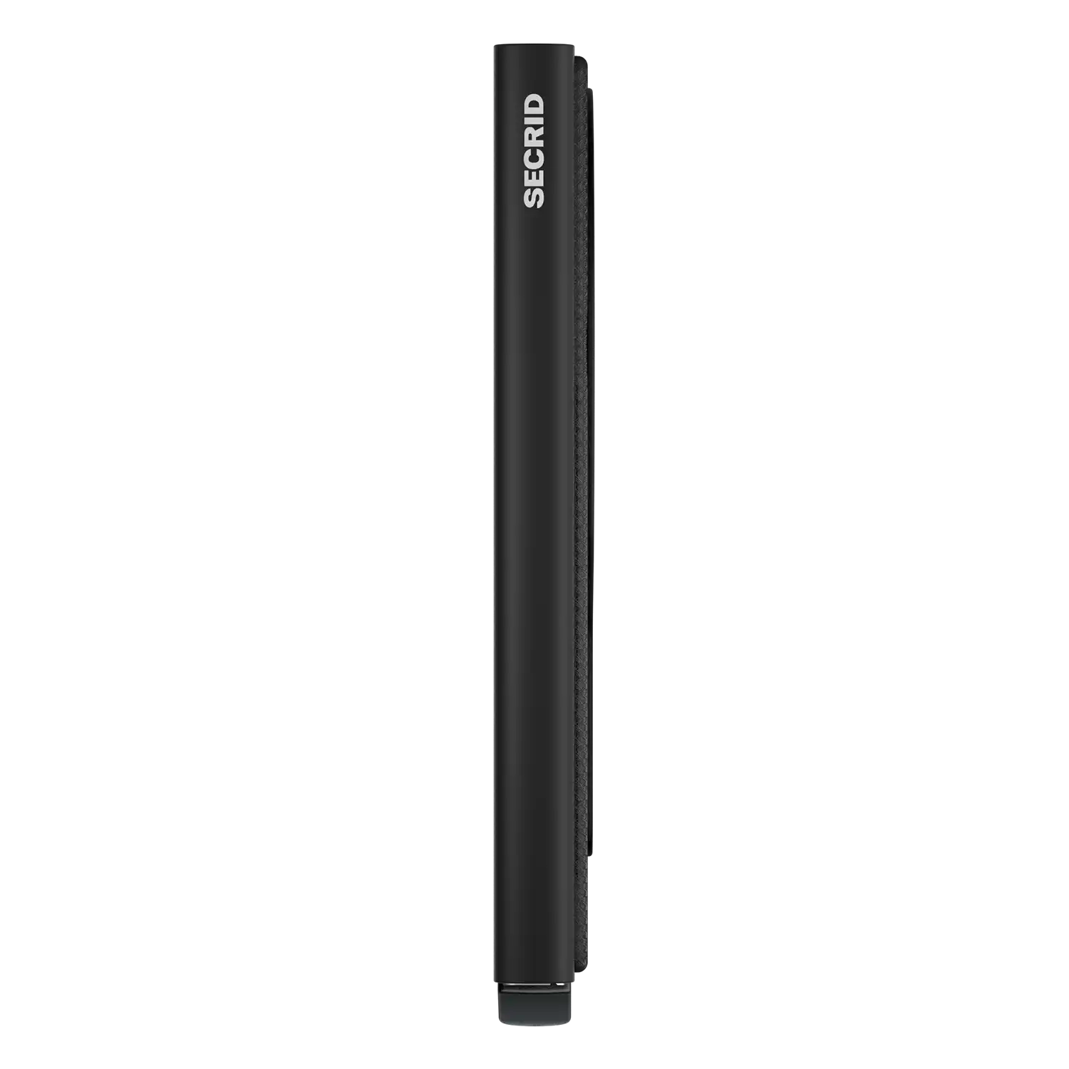 Secrid Cardprotector for MagSafe schwarz Seitenansicht Aluminium-Gehäuse