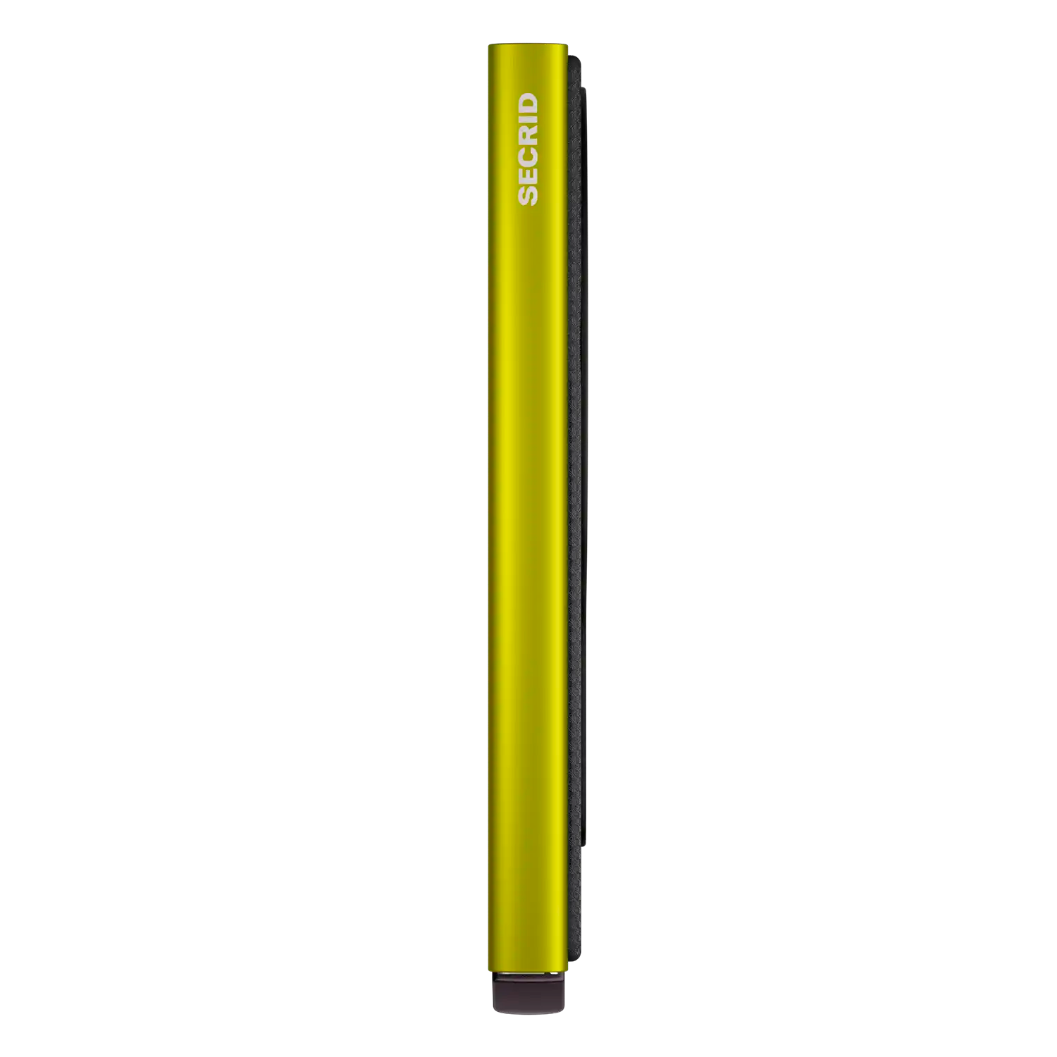 Secrid Cardprotector for MagSafe Lime – Seitenansicht des kompakten RFID-Kartenhalters