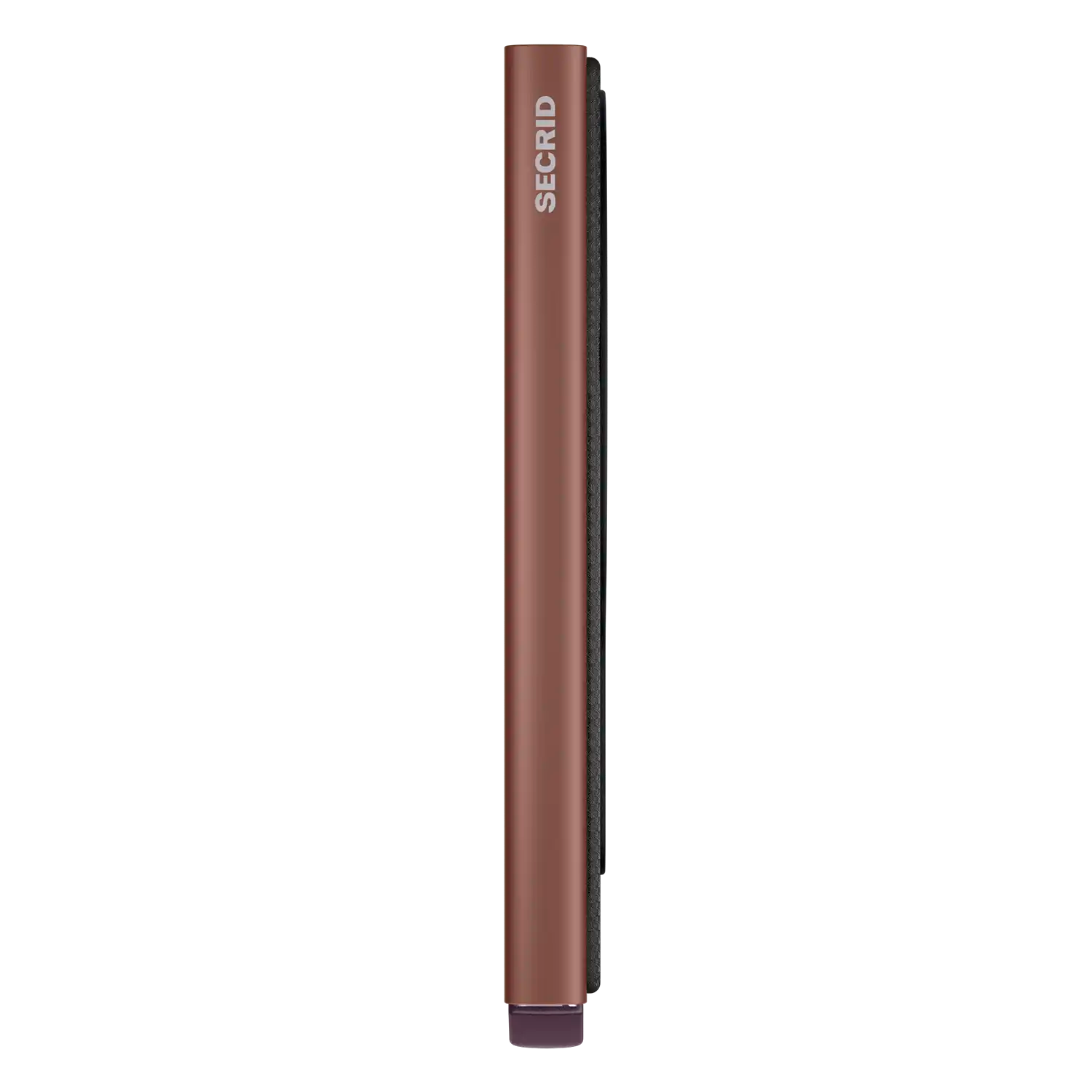 Secrid Cardprotector for MagSafe Rose – Seitenansicht des kompakten RFID-geschützten Etuis