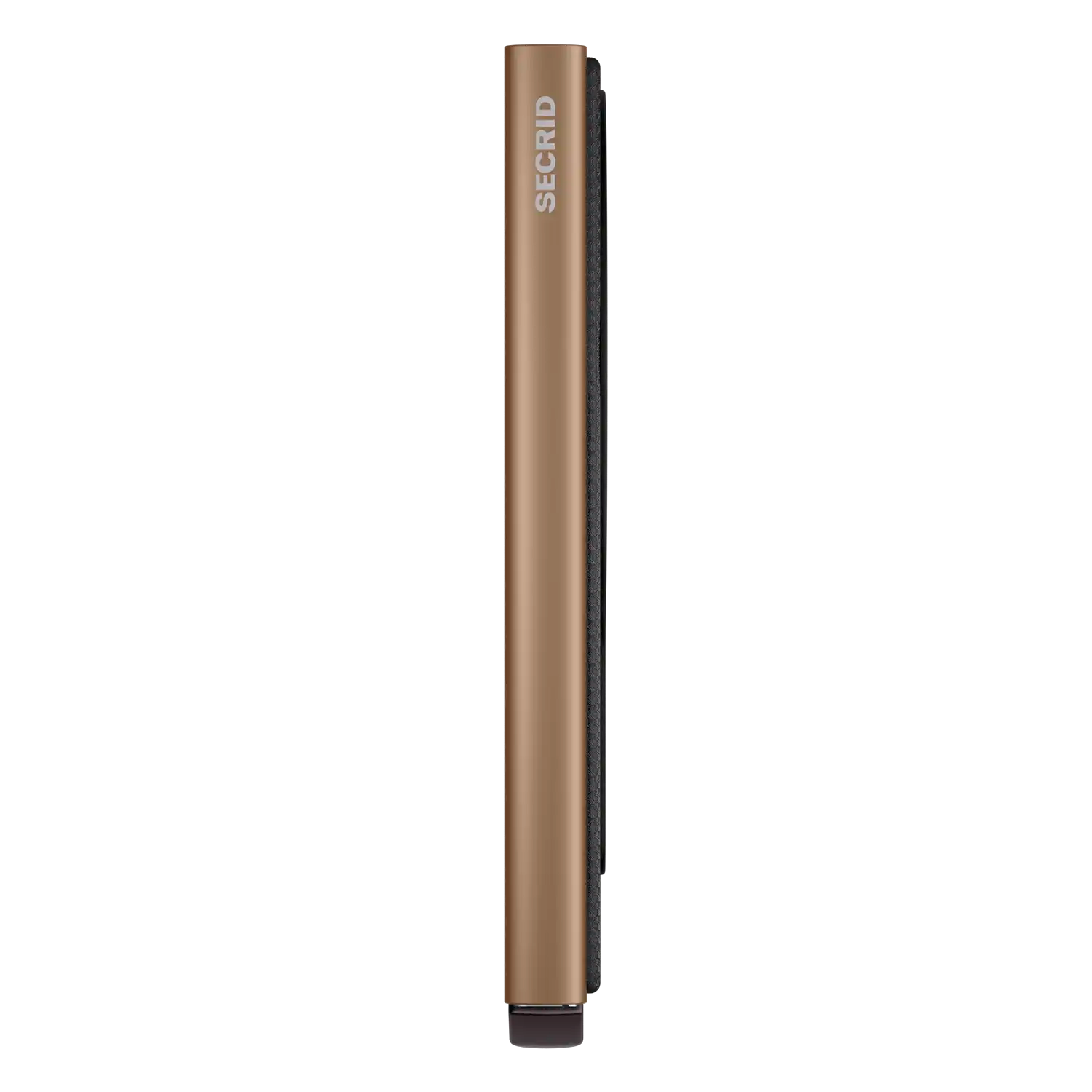Secrid Cardprotector for MagSafe Sand – Seitenansicht des kompakten RFID-Kartenhalters