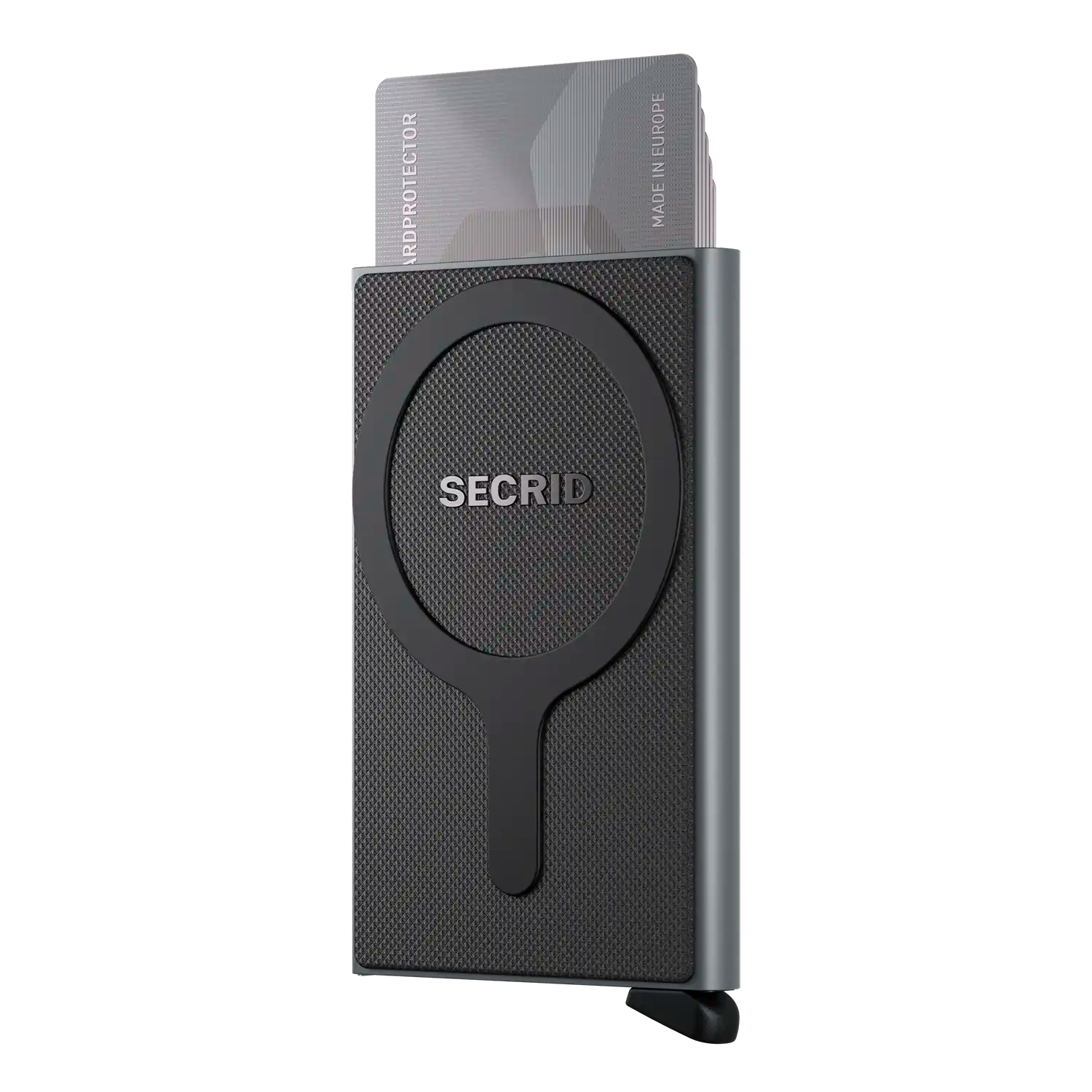 Secrid Cardprotector for MagSafe Titanium – Rückseite mit integriertem Magnetring für iPhone