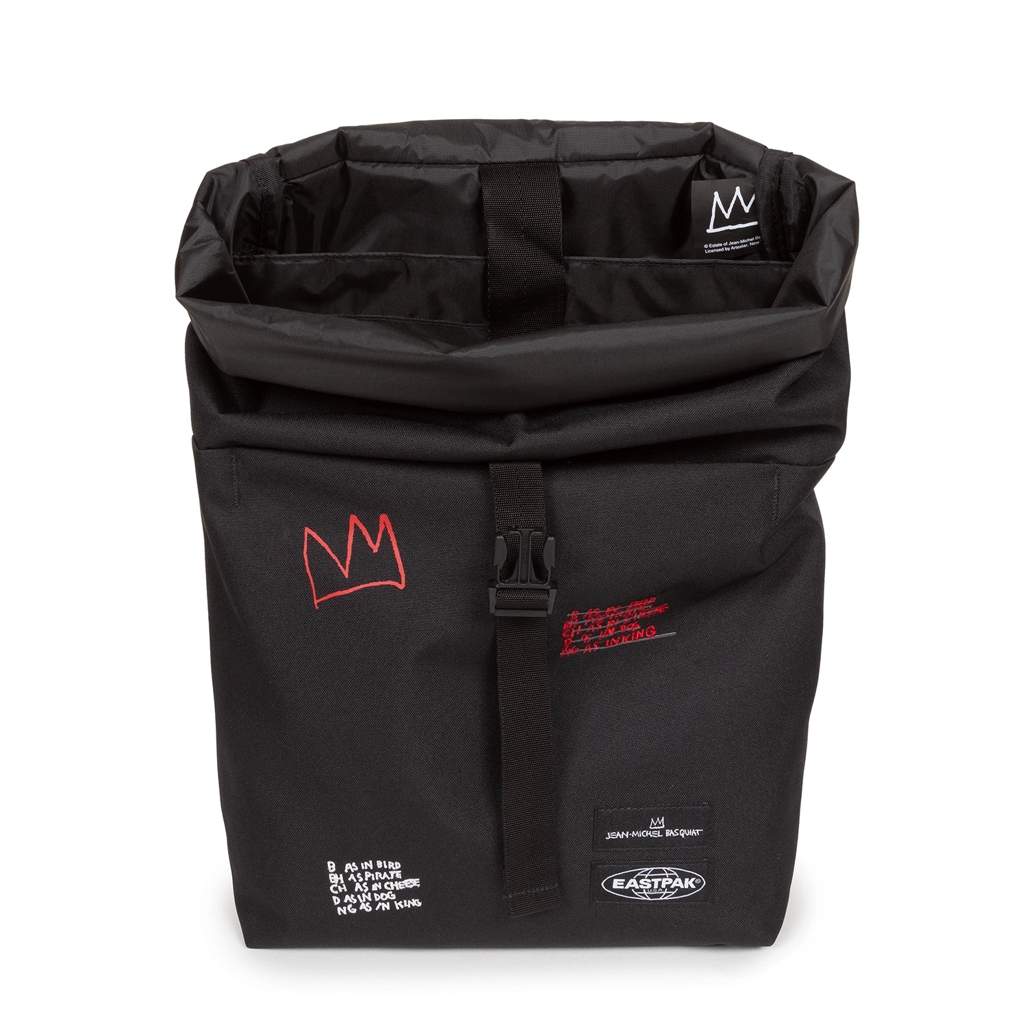 Eastpak Up Roll Rucksack 45 cm - Basquiat Quotes