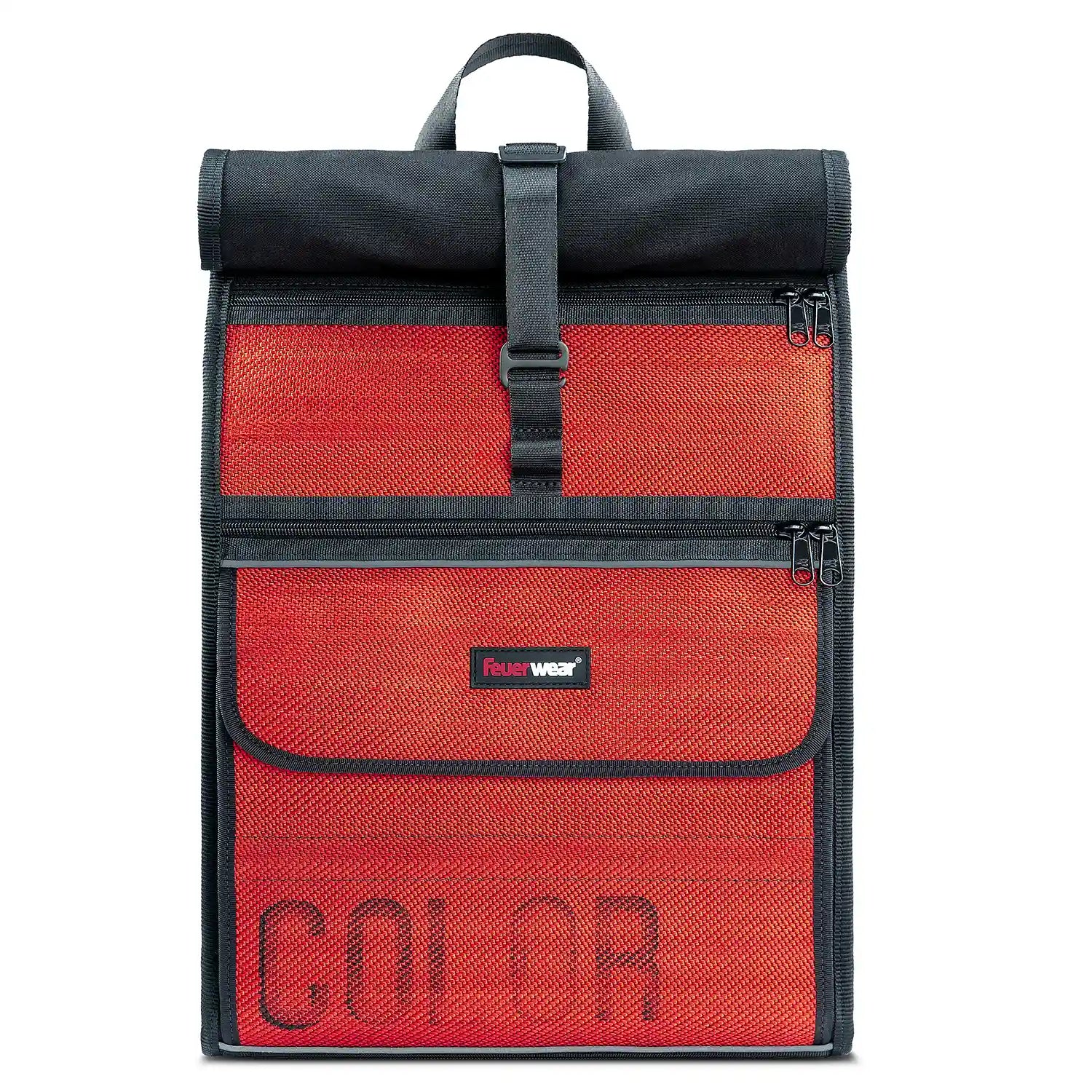 Feuerwear Eddie Rolltop Backpack 62 cm - Red