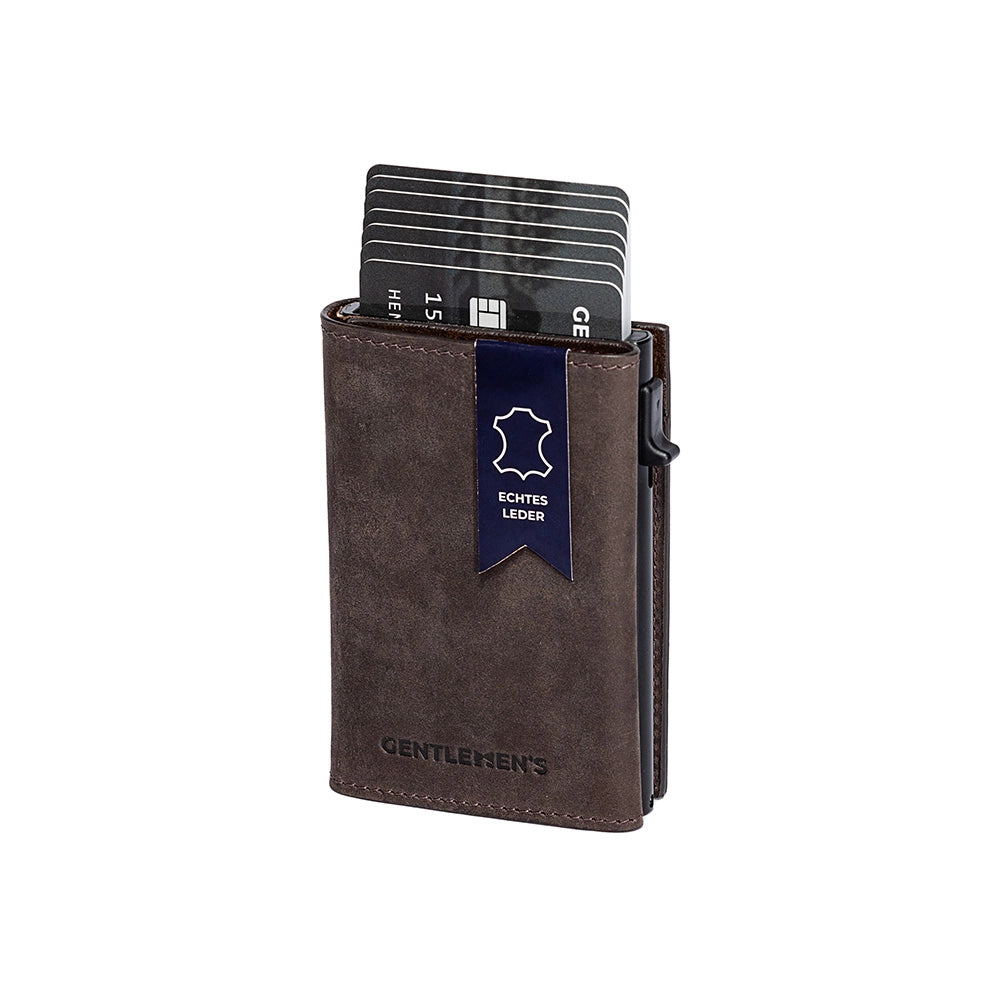 Gentlemen's Cardholder 10 cm - Dark Brown