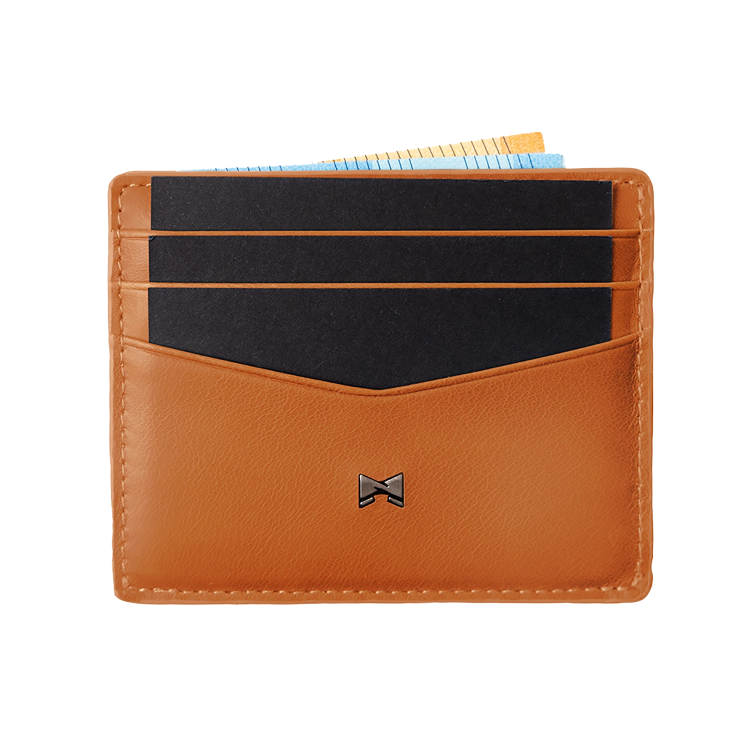 Gentlemen's Slimwallet Fine Kartenetui 10 cm - Cognac