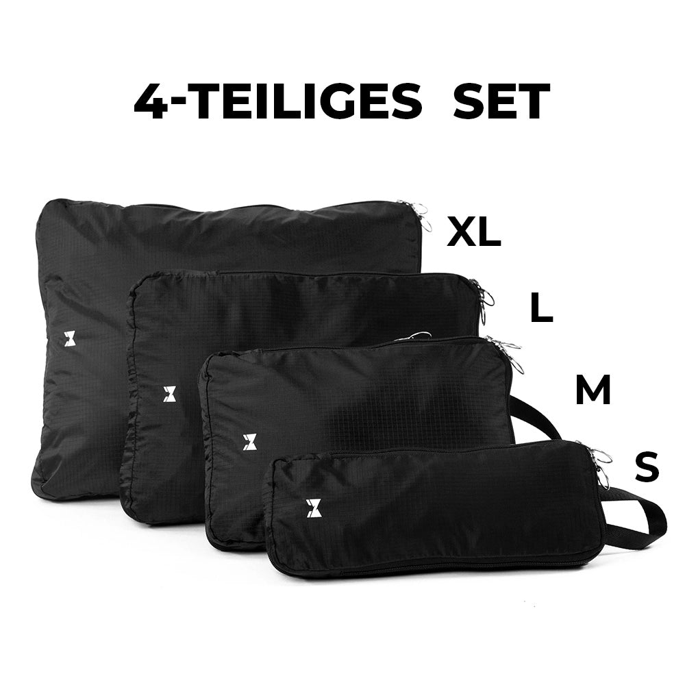 Gentlemen's Organizer Packtaschen-Set 4-tlg. 45 cm - Black