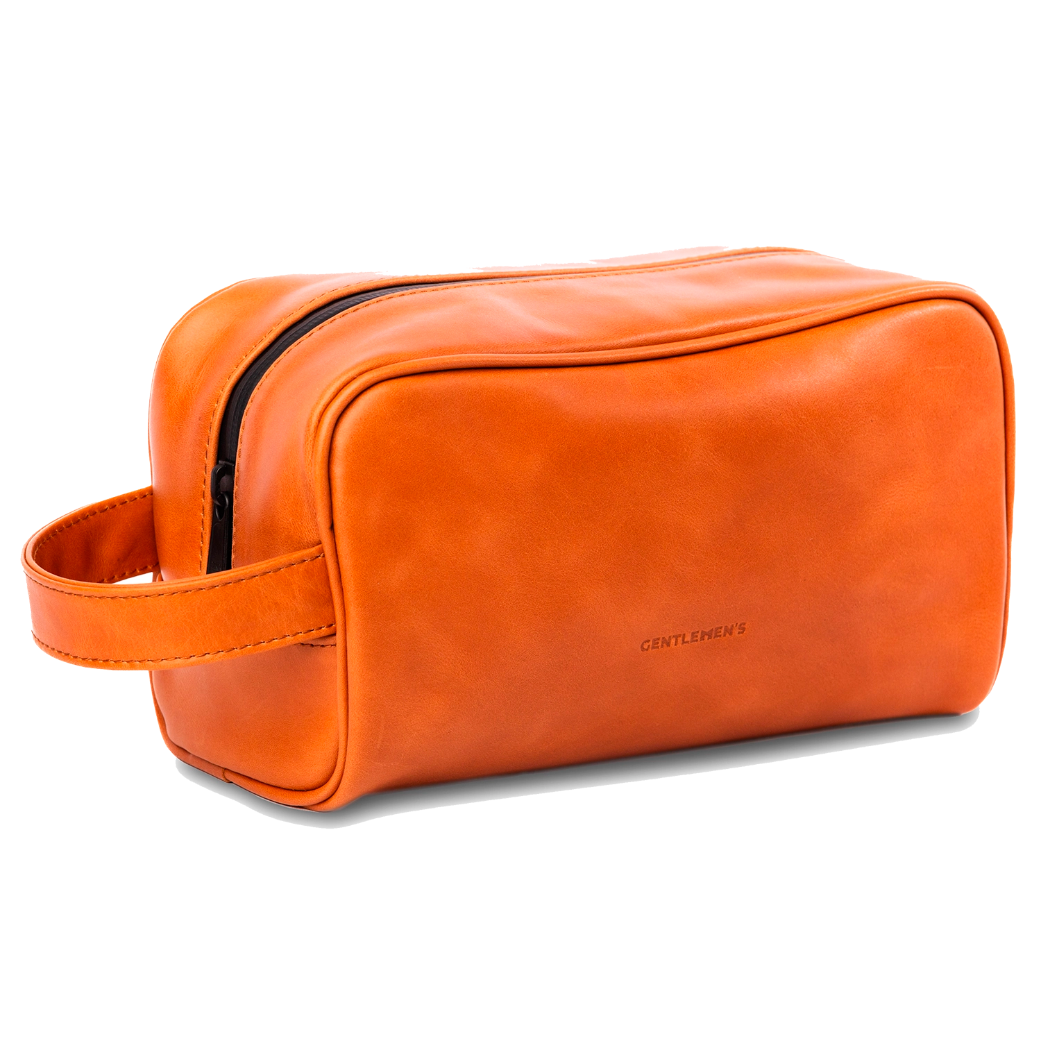Gentlemen's Toiletry Bag Kulturbeutel 29 cm - Cognac