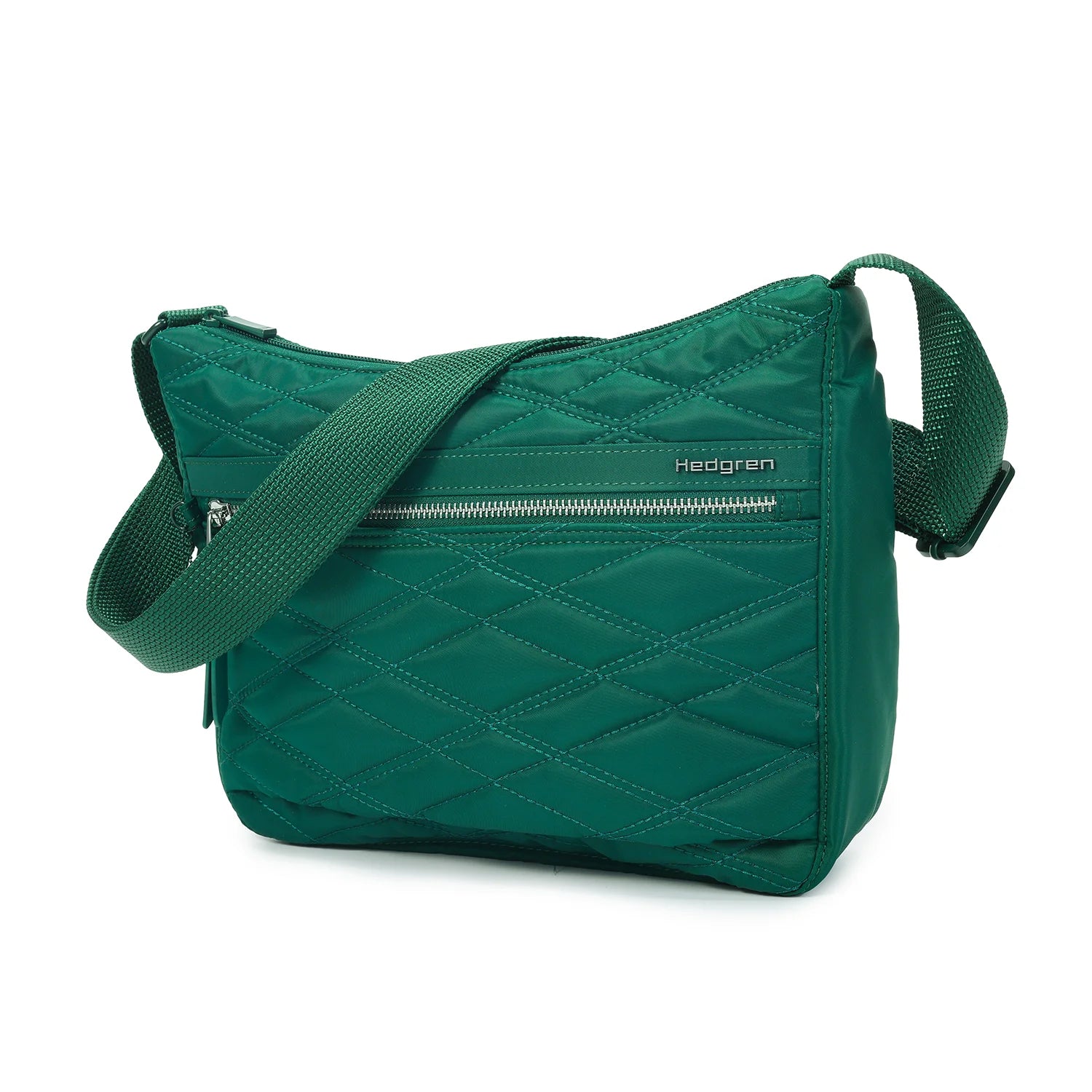 Hedgren Inner City 2 Harpers S Schultertasche RFID 28 cm - New Quilt Varsity Green