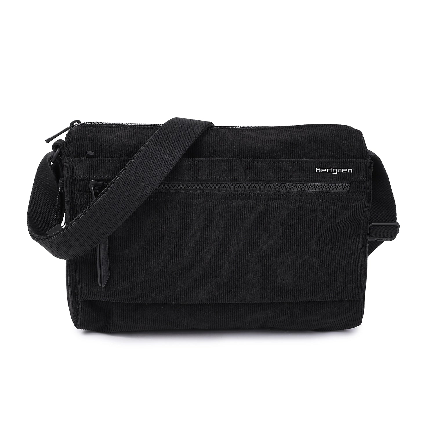 Hedgren Inner City 2 Eye RFID Umhängetasche 22 cm - Corduroy Black