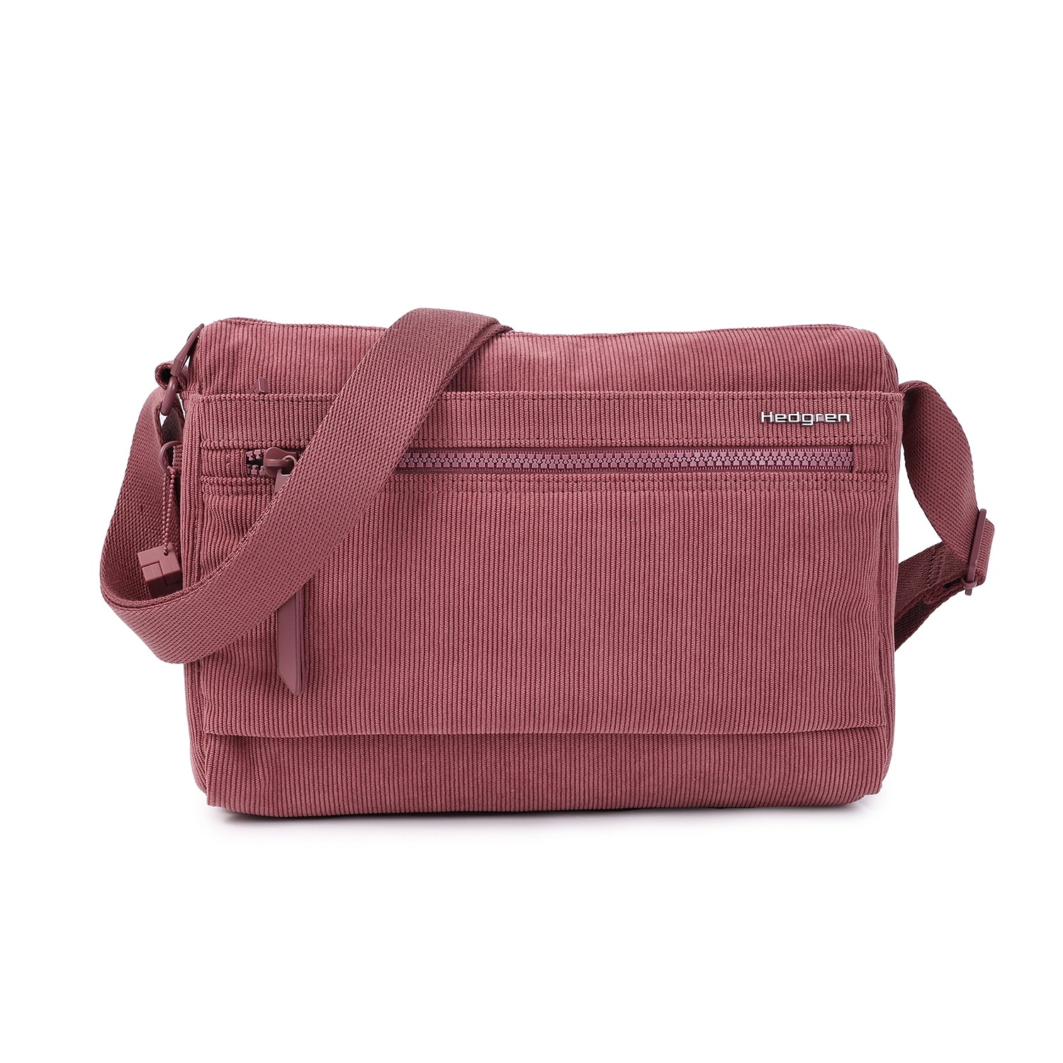 Hedgren Inner City 2 Eye RFID Shoulder Bag 22 cm - Corduroy Dusty Rose