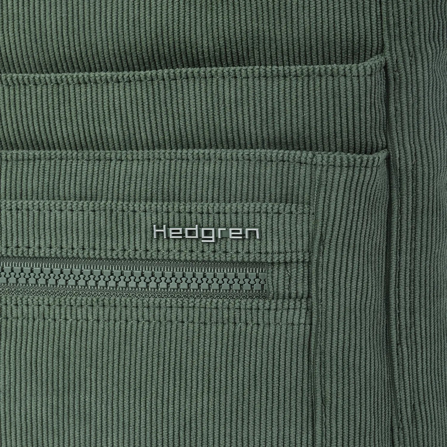 Hedgren Inner City Orva RFID Umhängetasche 25 cm - Corduroy Duck Green