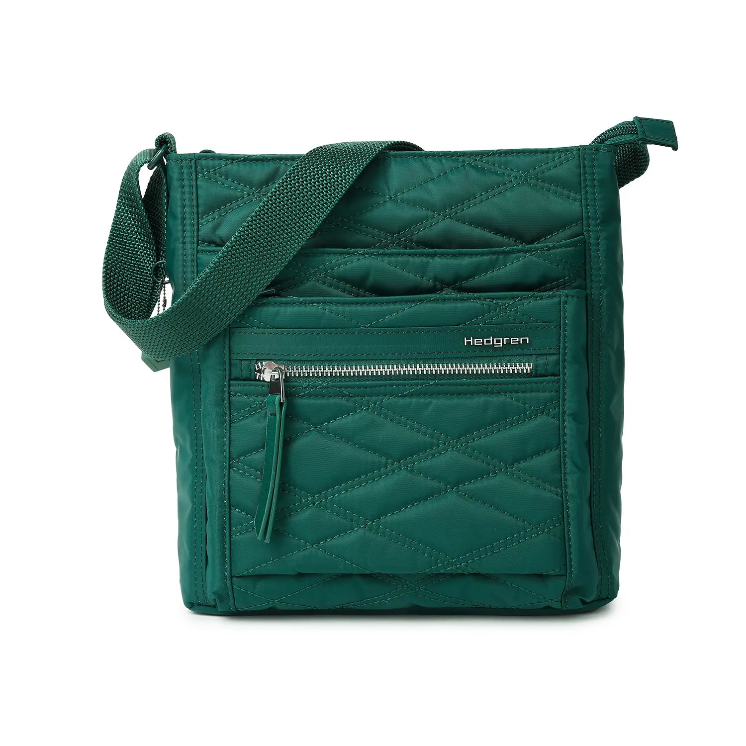 Hedgren Inner City Orva RFID Umhängetasche 25 cm - New Quilt Varsity Green