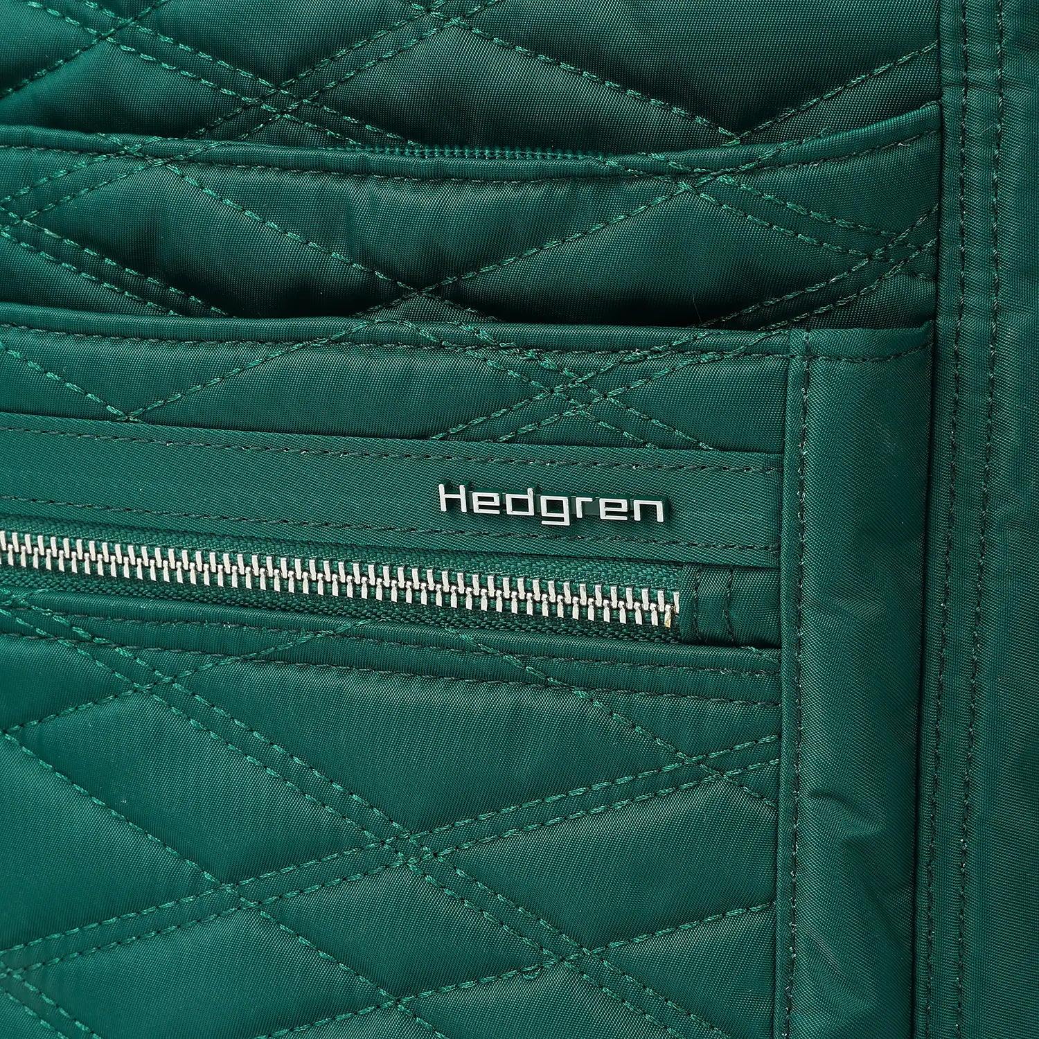 Hedgren Inner City Orva RFID Umhängetasche 25 cm - New Quilt Varsity Green