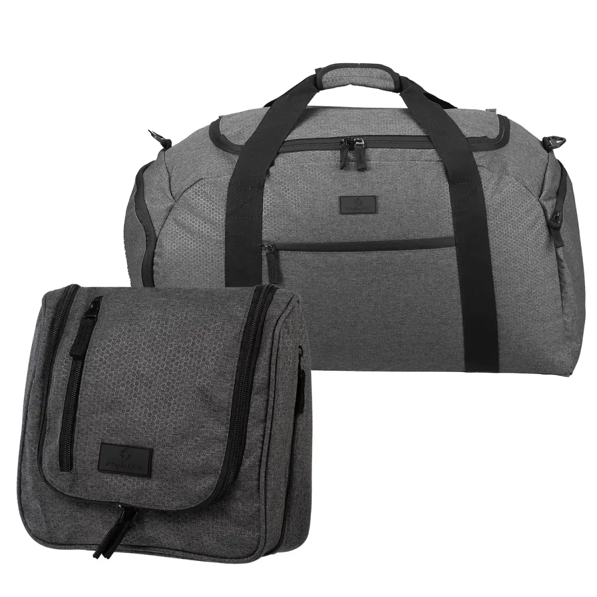 koffer - direkt.de Set L Kulturtasche + Reisetasche L - GREY BEE koffer - direkt.de - koffer - direkt.de