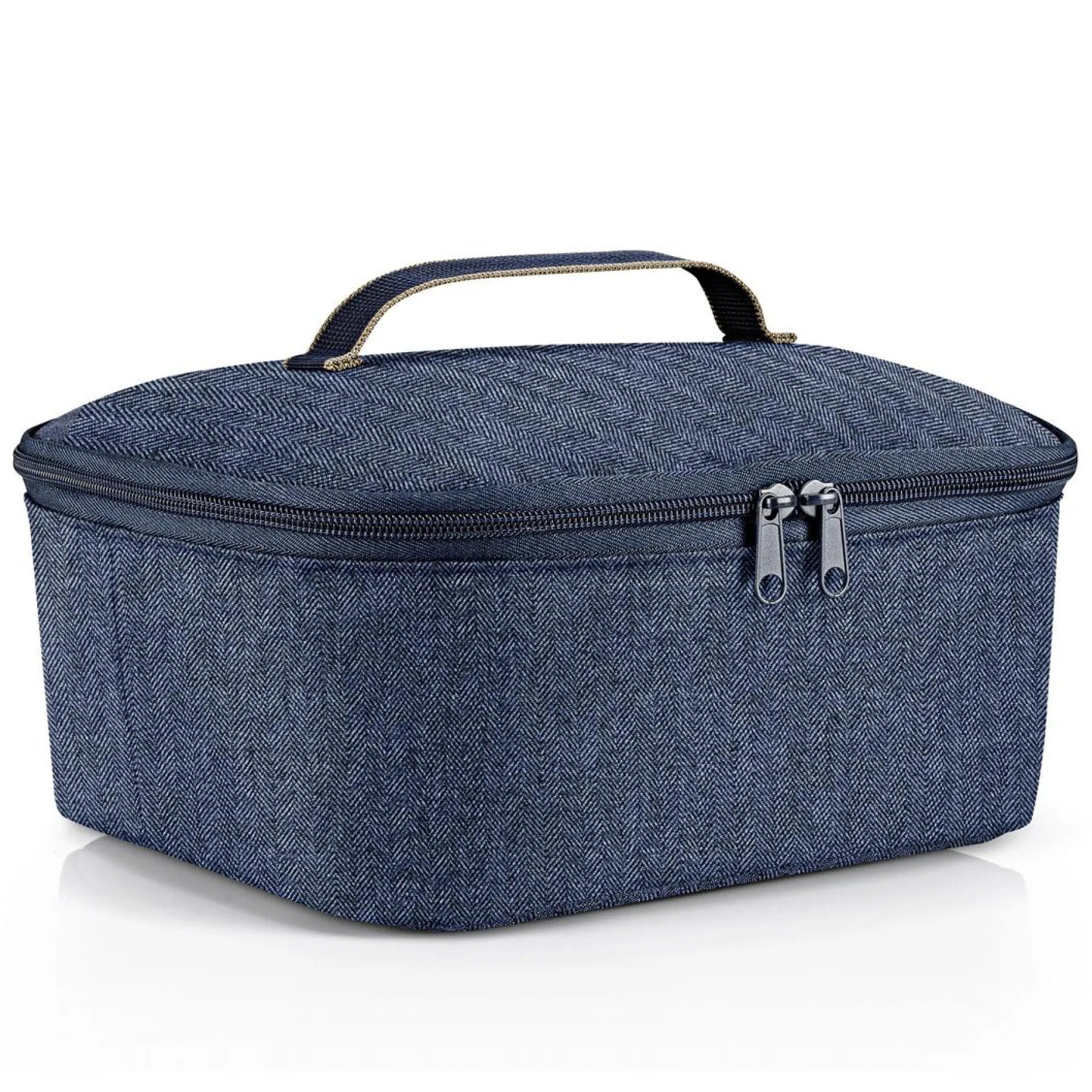 Reisenthel Shopping Coolerbag S Pocket 22 cm - Herringbone Dark Blue