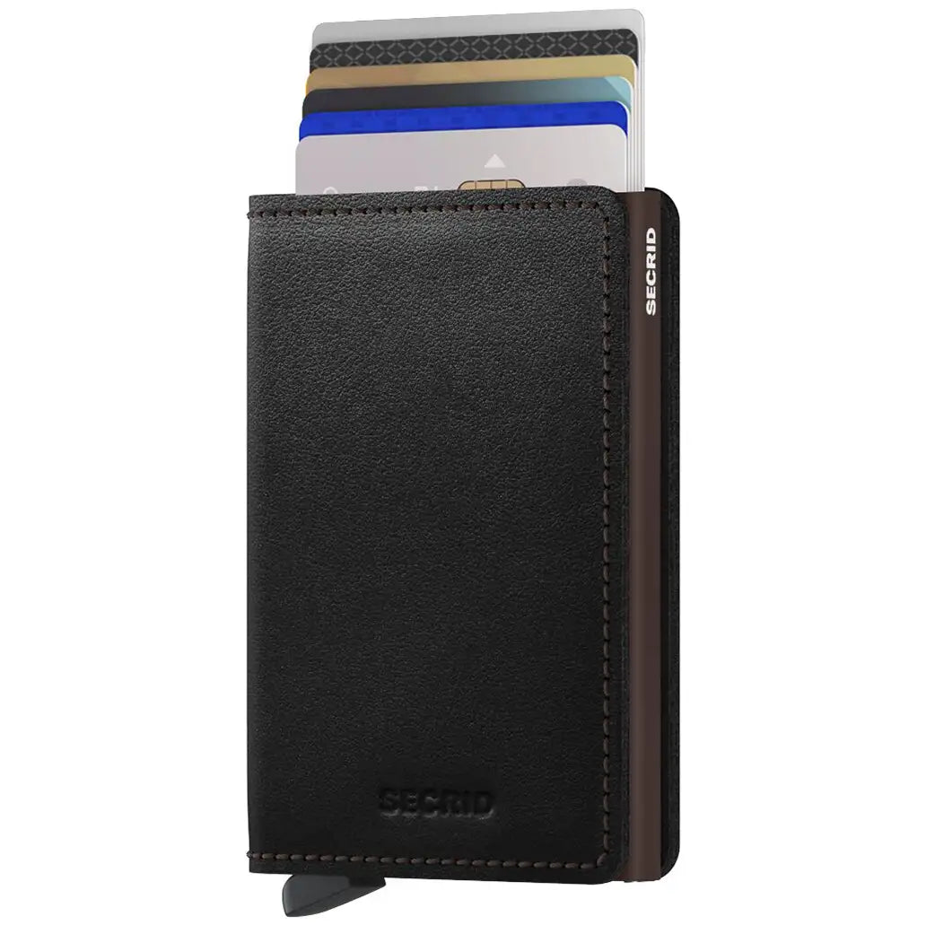 Secrid Wallets Miniwallet Original 10 cm - Black-Brown