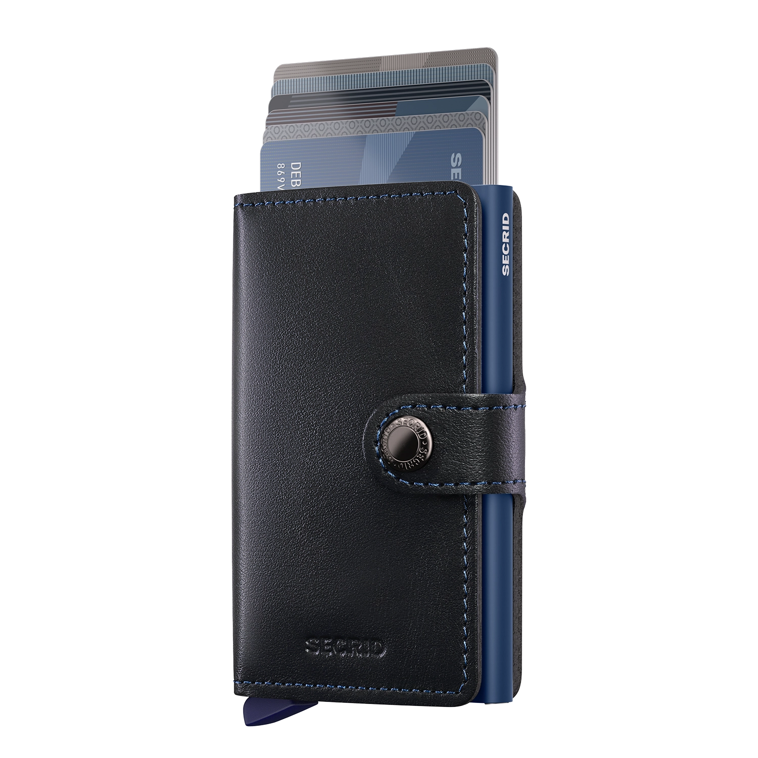 Secrid Wallets Miniwallet Original 10 cm - Black-Navy