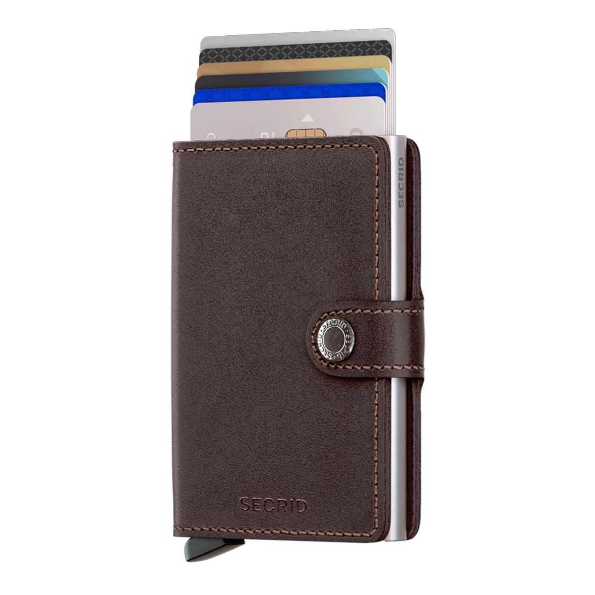 Secrid Wallets Miniwallet Original 10 cm - dark brown