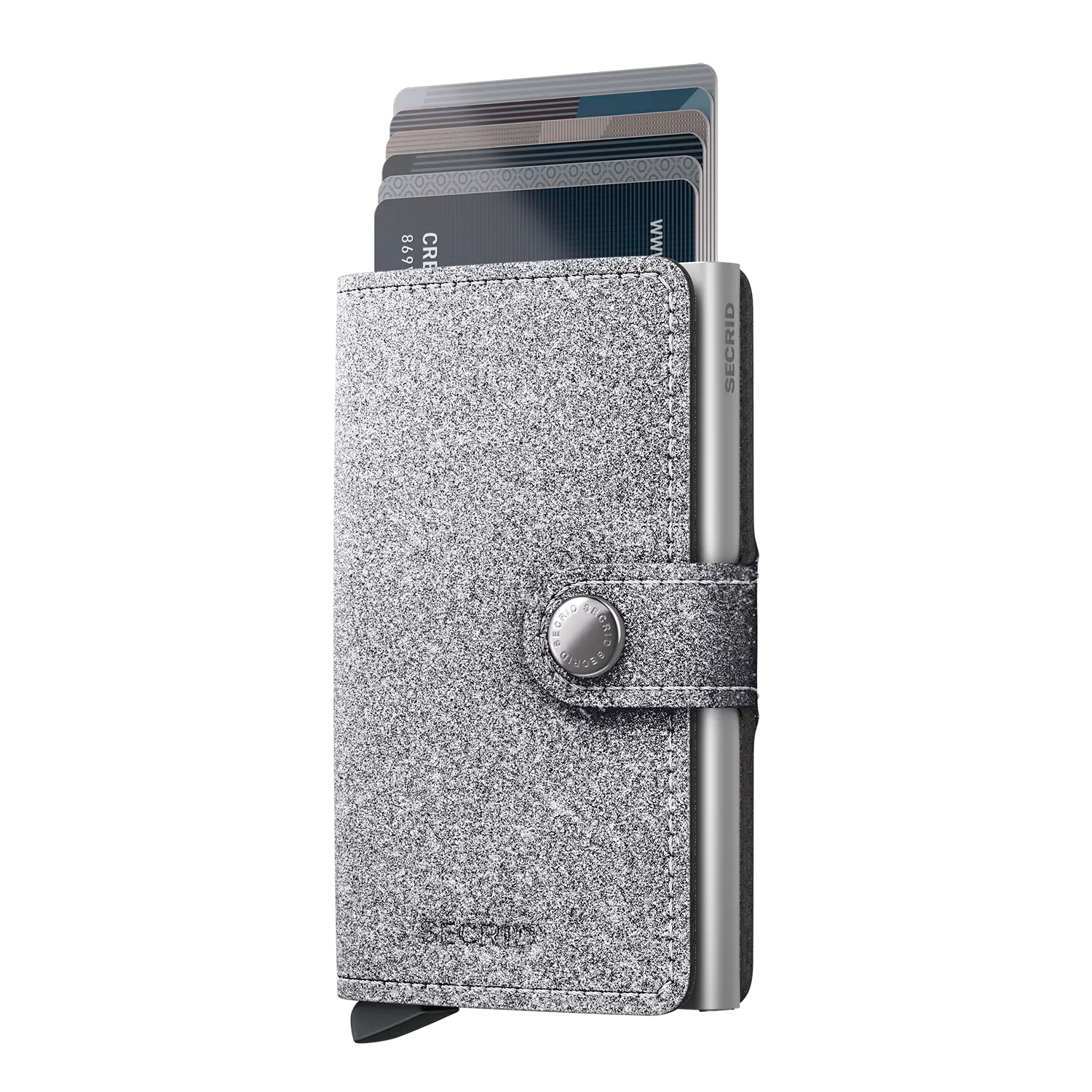 Secrid Wallets Miniwallet Glitter 10 cm - Glitter Silver