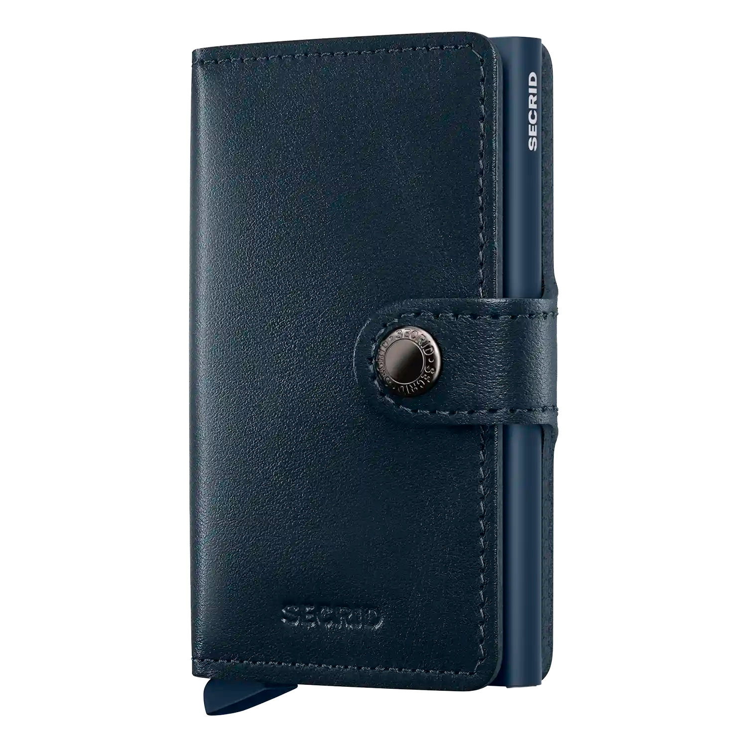 Secrid Miniwallet Original Navy-Navy - Kompakte Geldbörse mit RFID-Schutz 10 cm