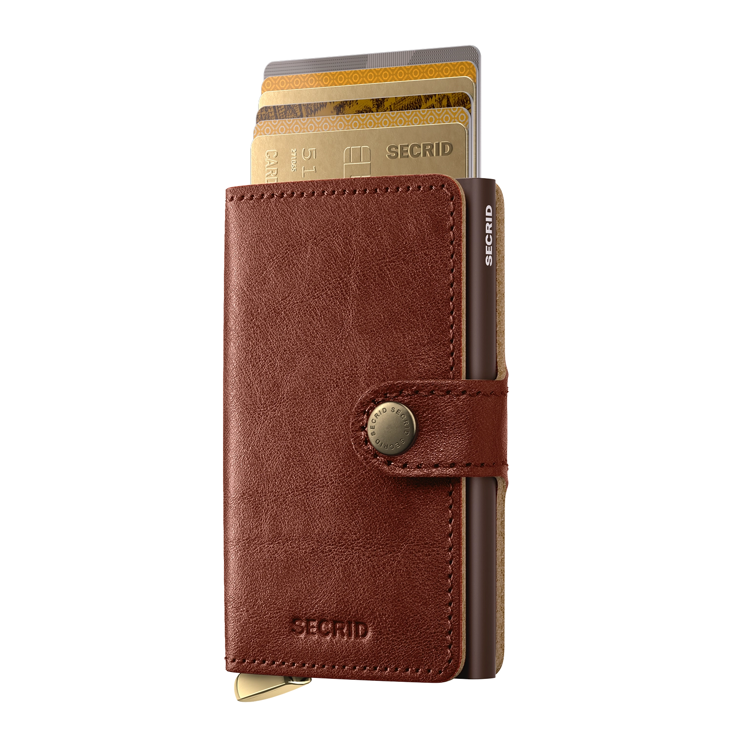 Secrid Premium Kollektion Miniwallet Basco 10 cm - Whiskey