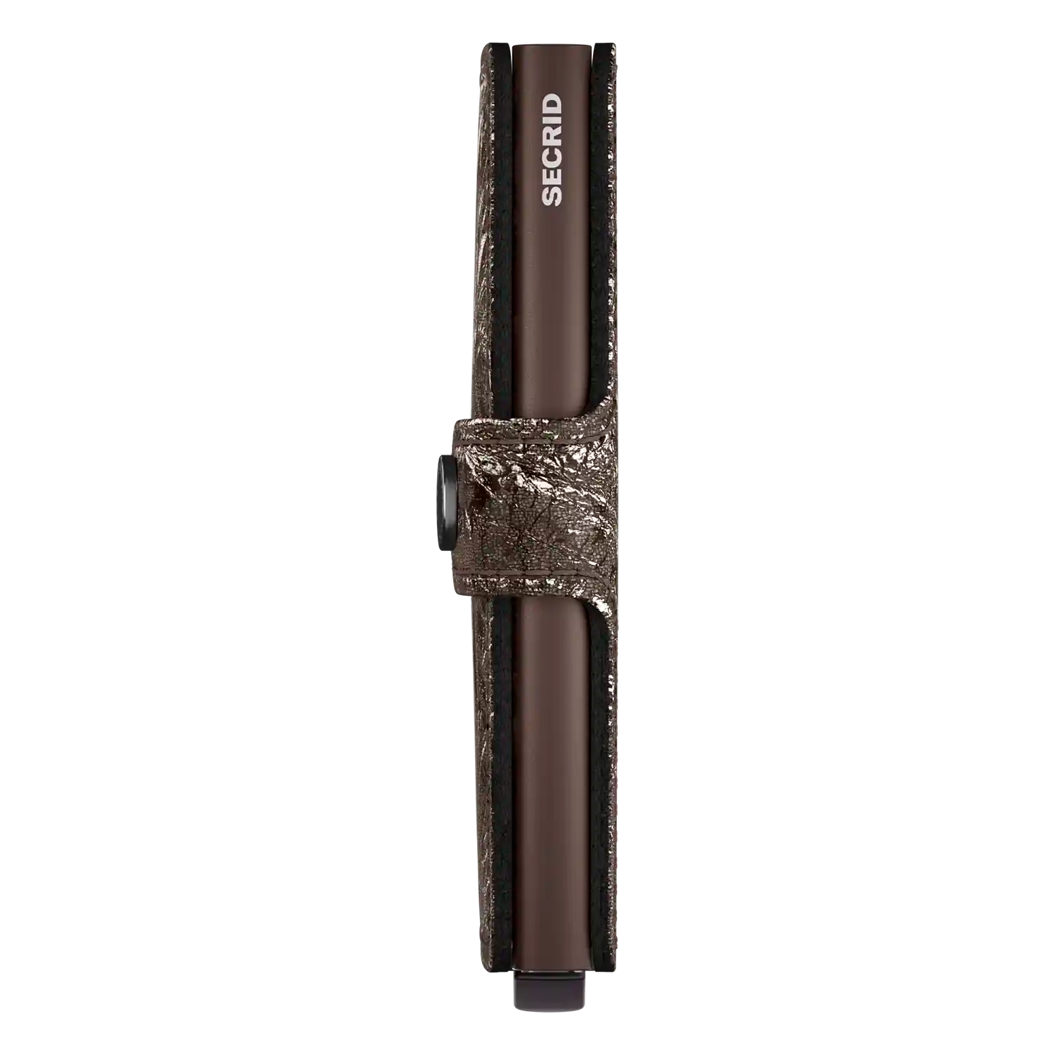 Secrid Miniwallet 10 cm Bronze - Schlankes Design für Karten, Münzen und Scheine
