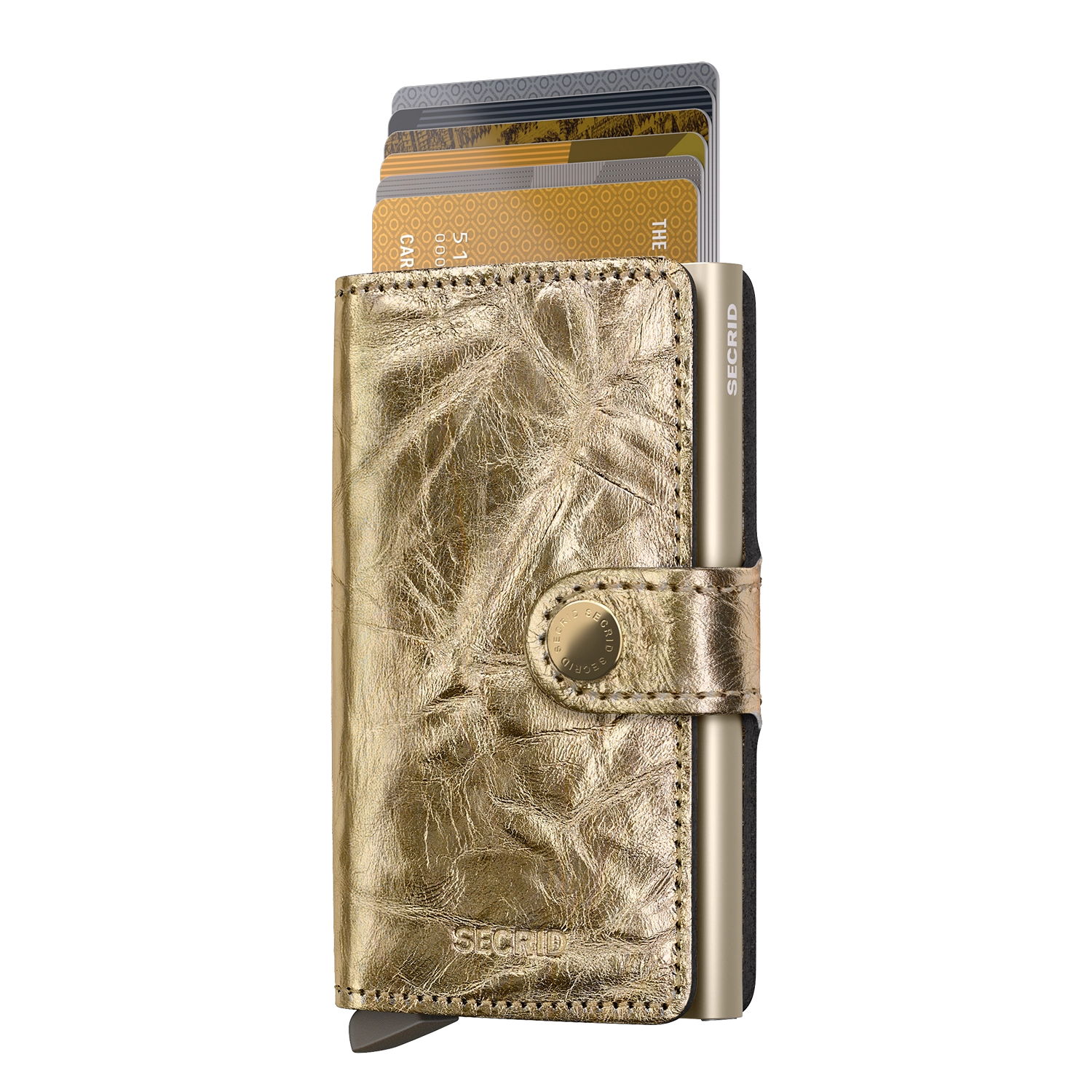 Secrid Wallets Miniwallet Crunch 10 cm - Gold