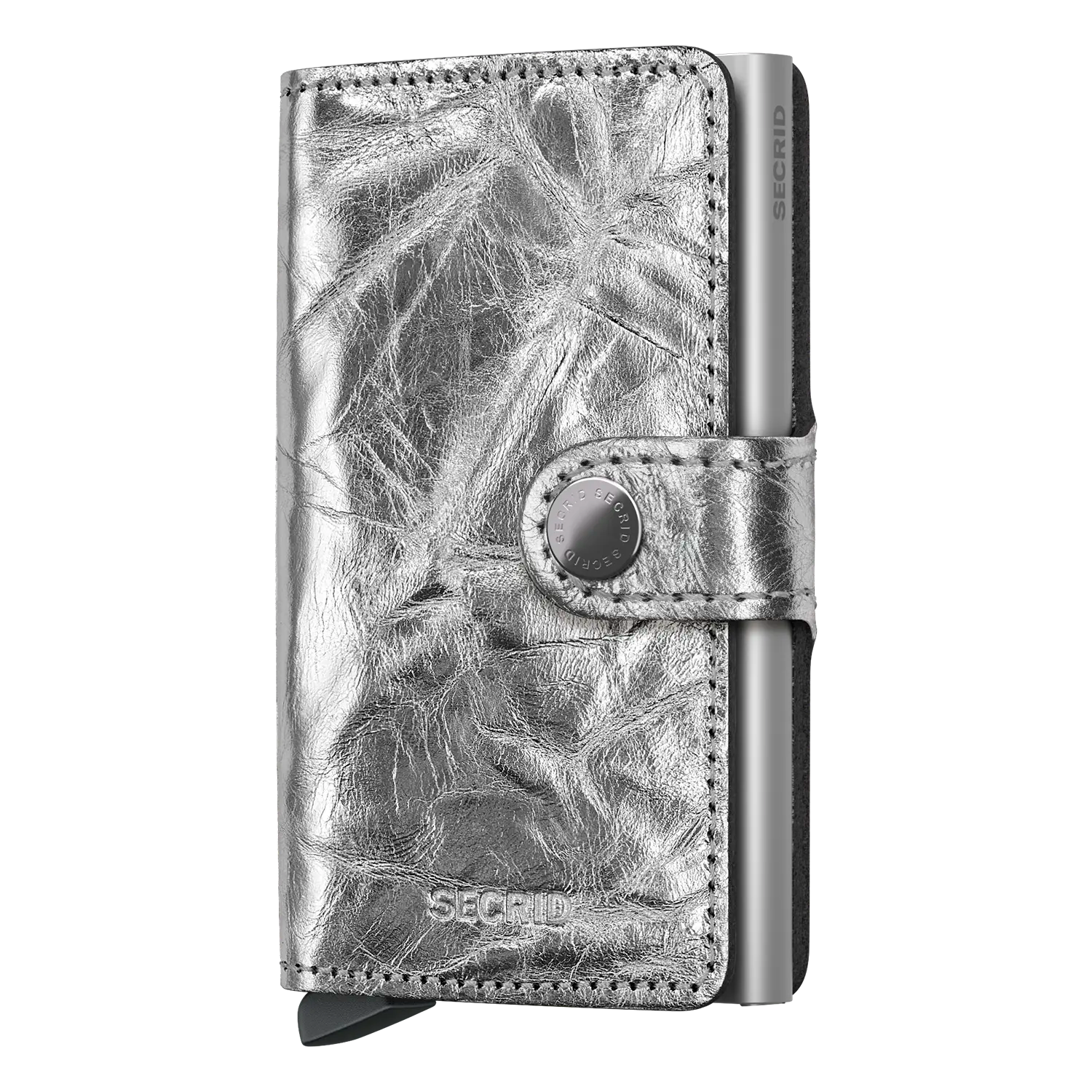 Secrid Wallets Miniwallet Crunch 10 cm - Silver