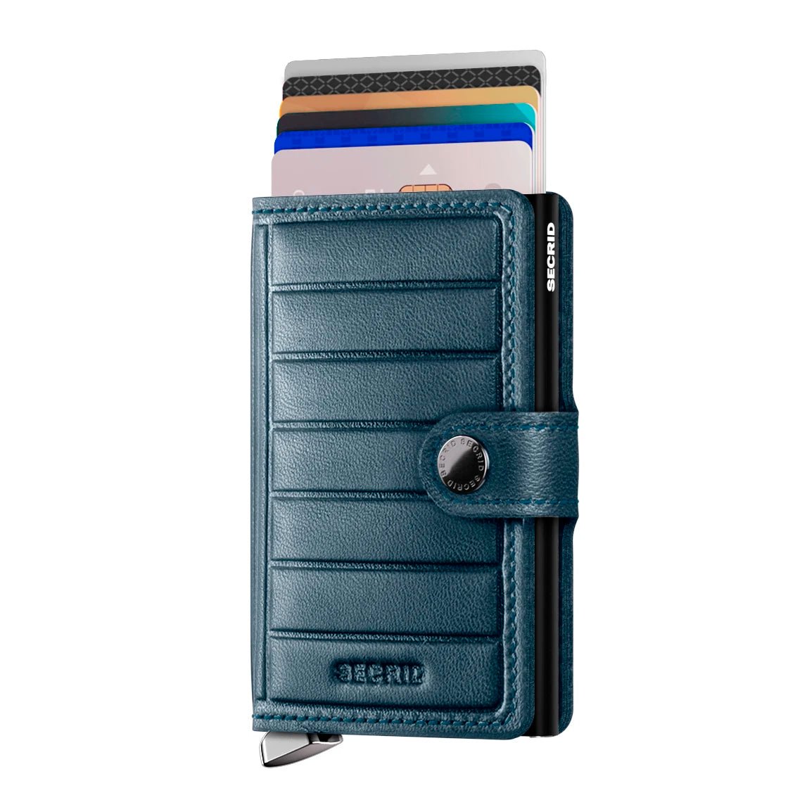 Secrid Premium Kollektion Miniwallet Emboss Lines 10 cm - Black Secrid - koffer - direkt.de