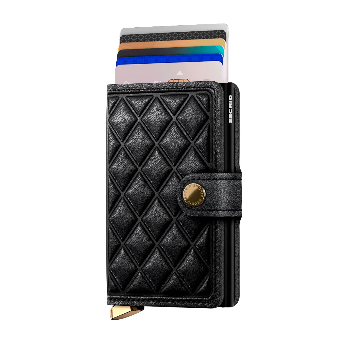 Secrid Premium Kollektion Miniwallet Emboss Diamond 10 cm - Black Secrid - koffer - direkt.de