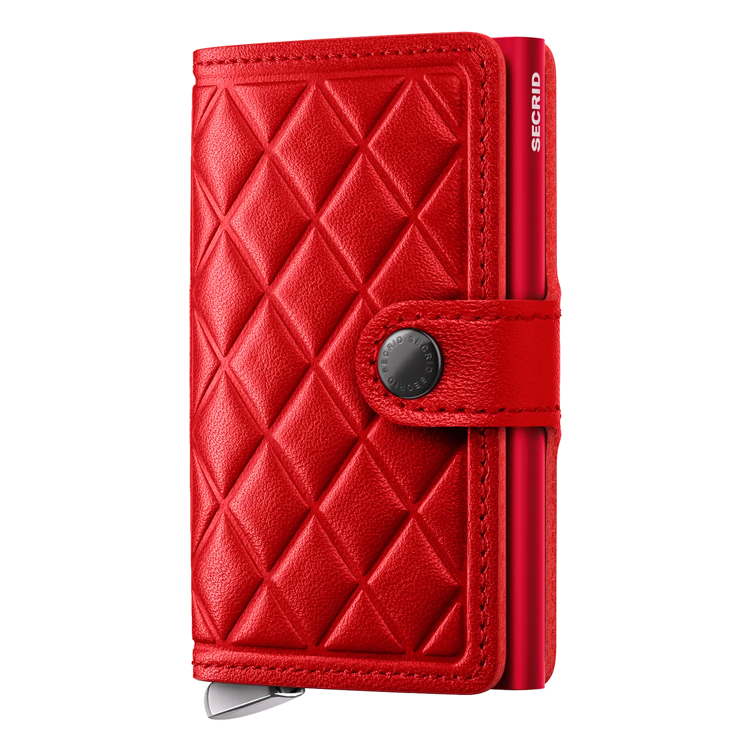 Secrid Premium Kollektion Miniwallet Emboss Diamond 10 cm - Red