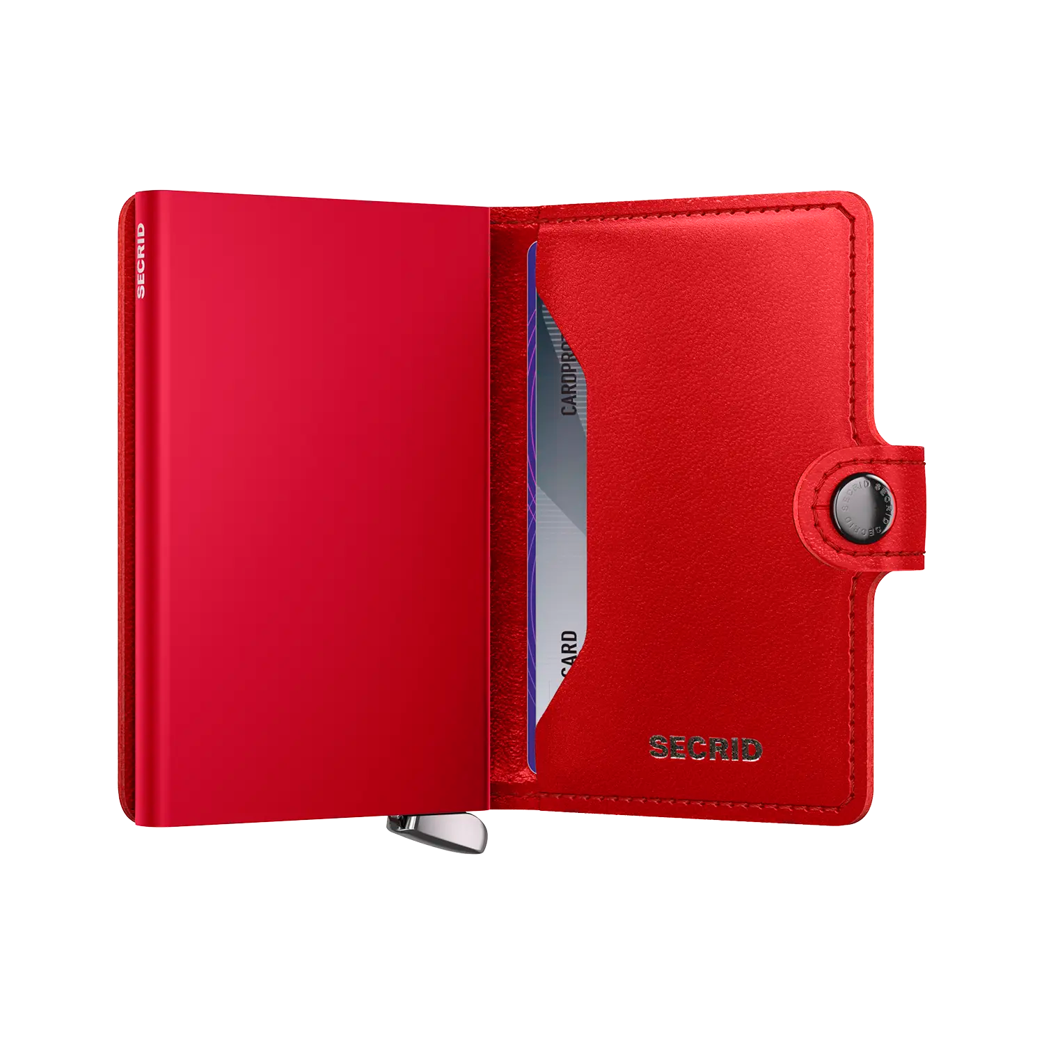 Secrid Premium Kollektion Miniwallet Emboss Diamond 10 cm - Red