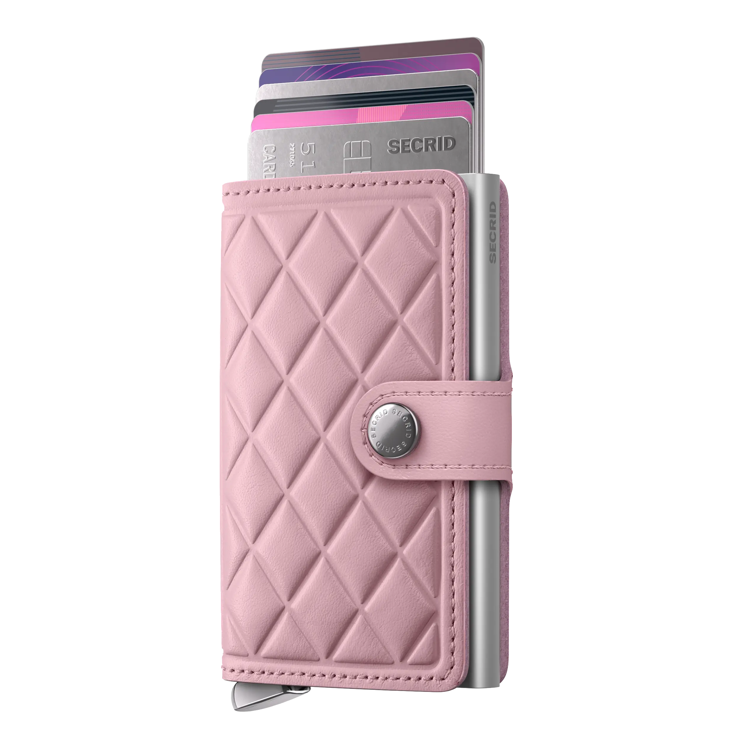 Secrid Premium Kollektion Miniwallet Emboss Diamond 10 cm - Rose