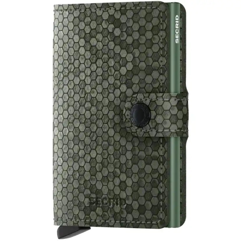 Secrid Wallets Miniwallet Hexagon 10 cm - Green