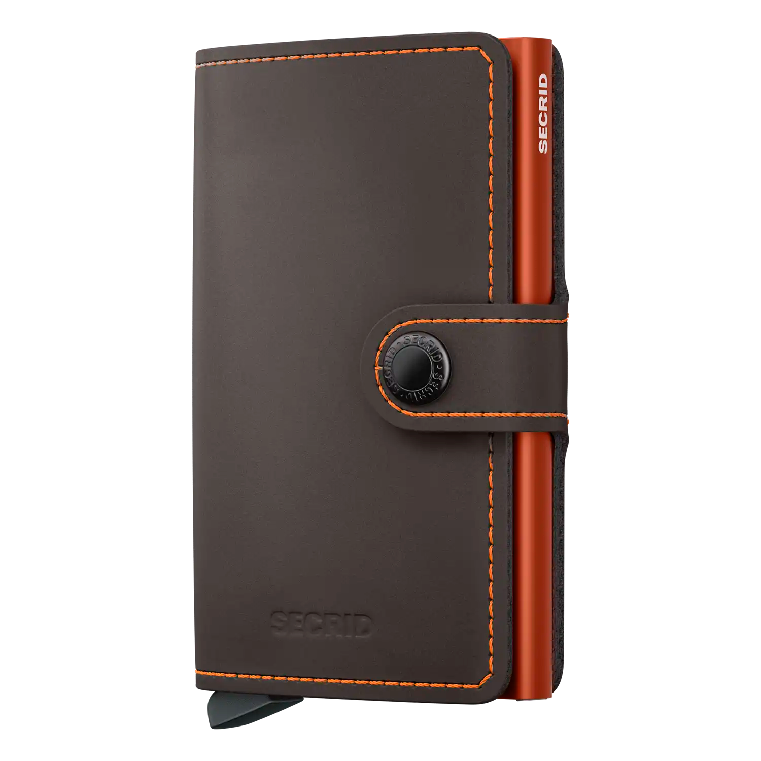 Secrid Wallets Miniwallet Matte 10 cm - Truffle-Orange