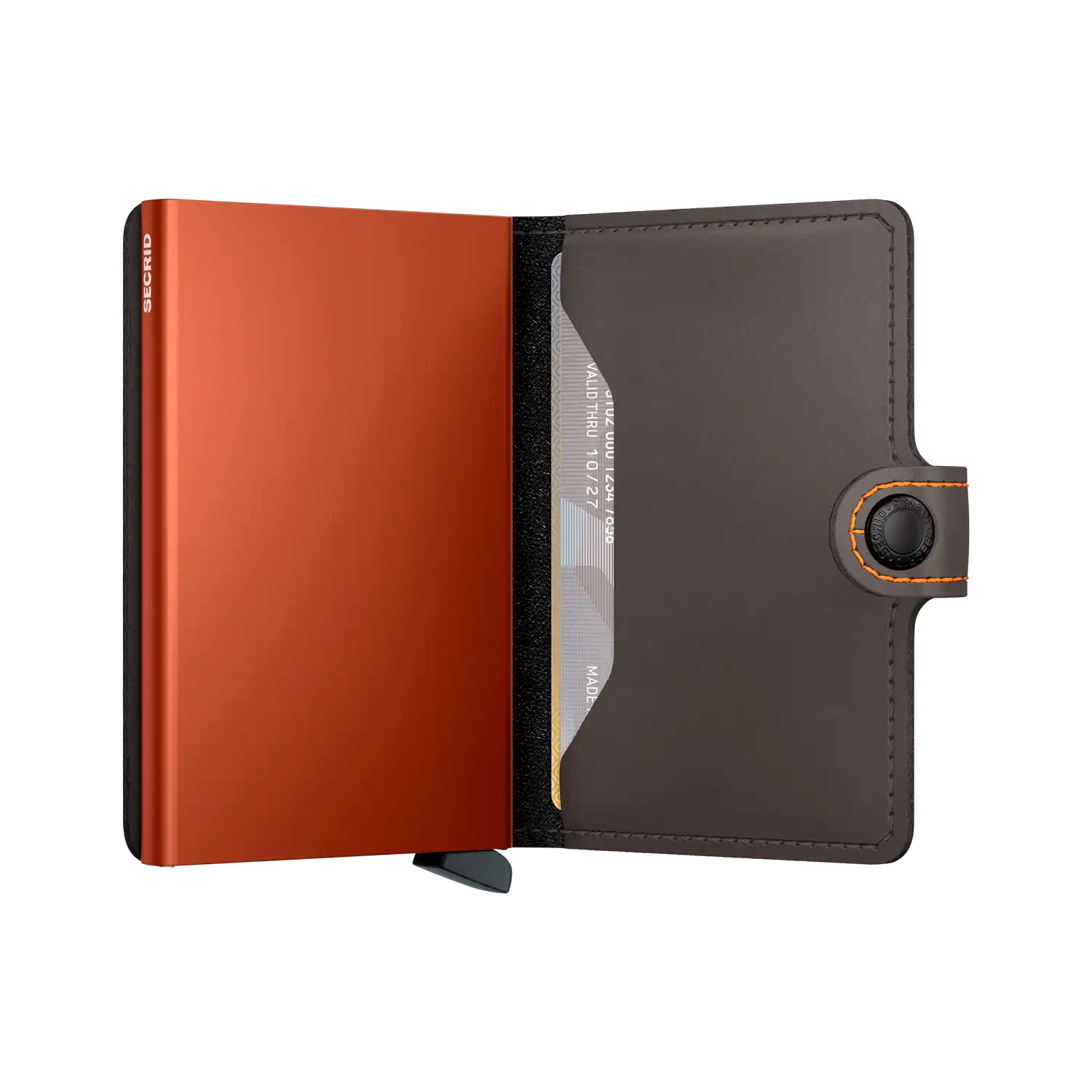 Secrid Wallets Miniwallet Mat 10 cm - Orange Truffe