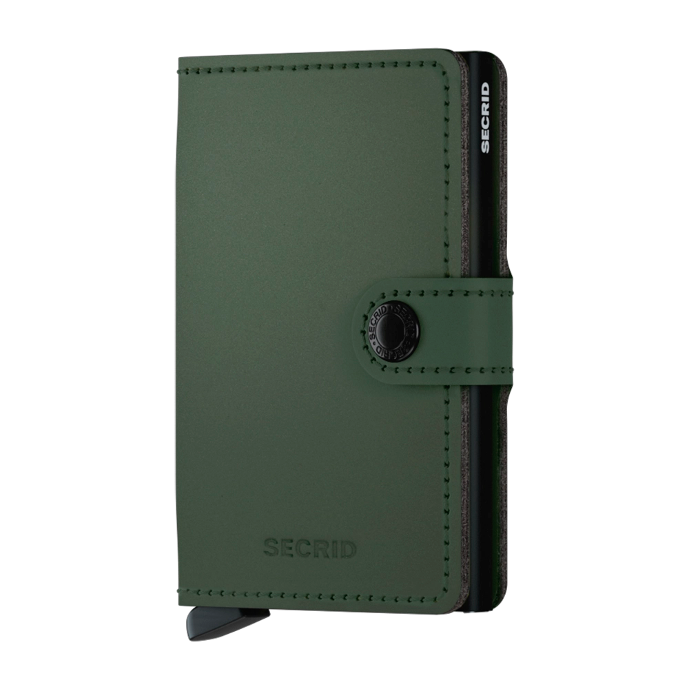 Secrid Wallets Miniwallet Matte 10 cm - green-black