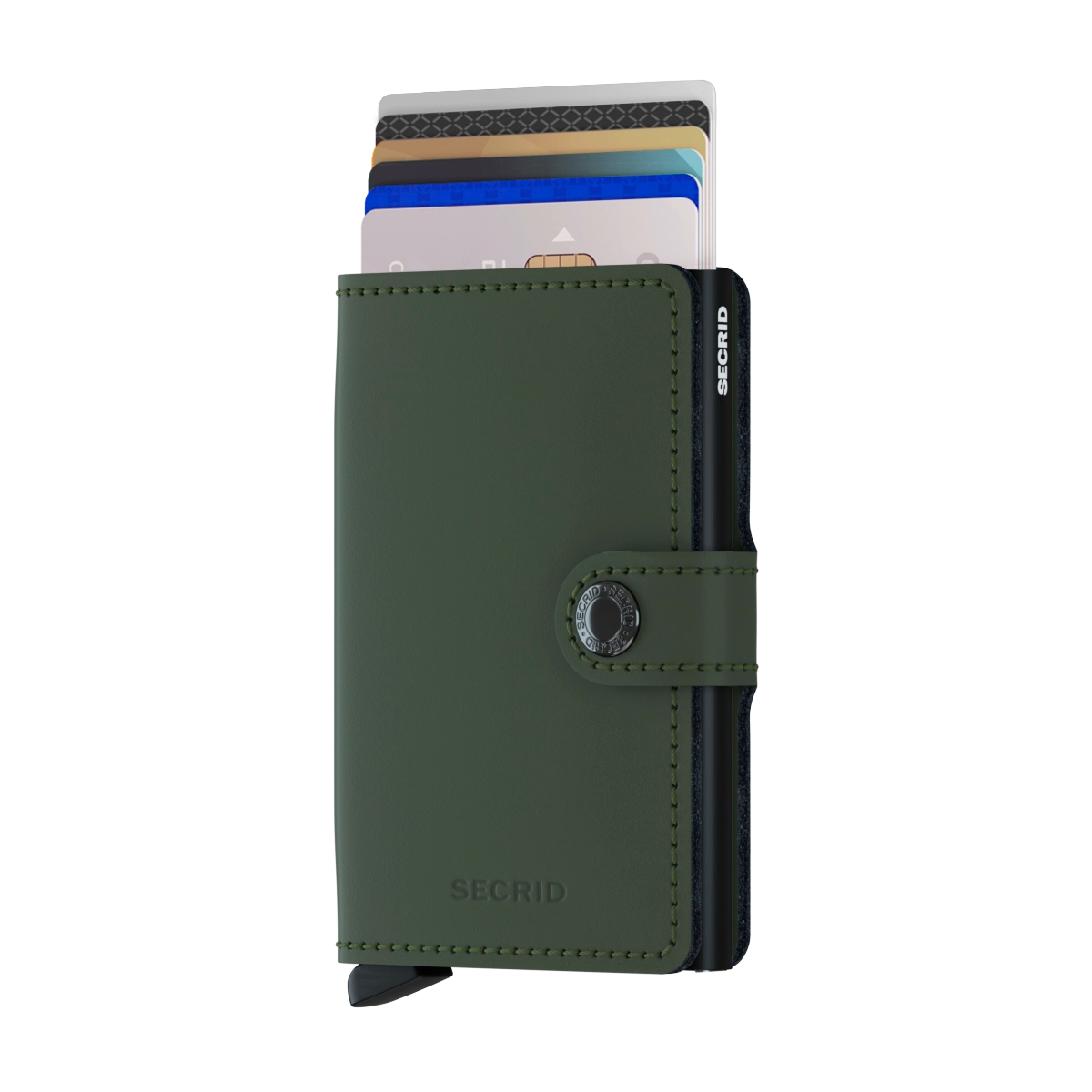 Secrid Wallets Miniwallet Matte 10 cm - green-black