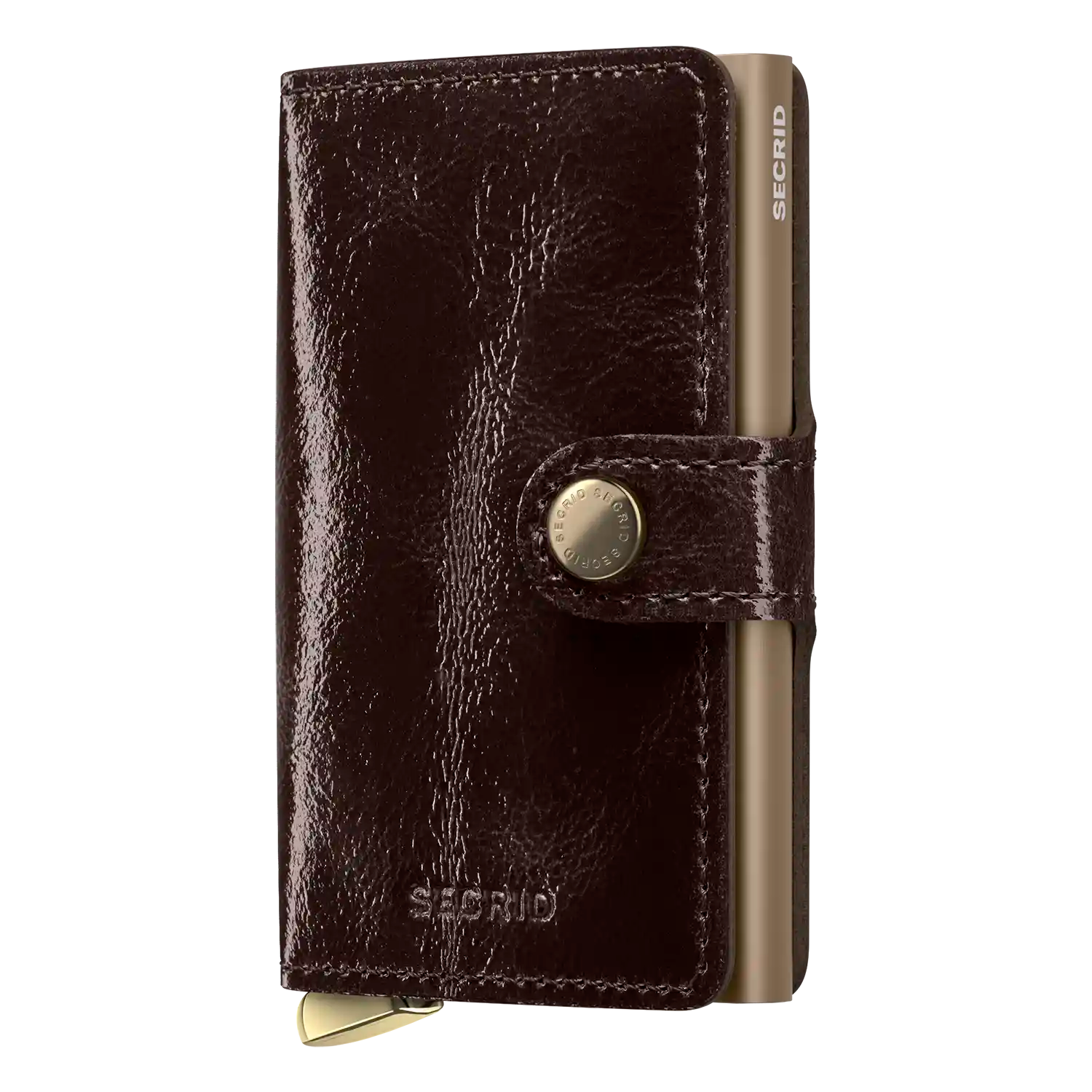 Secrid Premium Miniwallet Naplak Mahagony - Hochwertige Geldbörse 10cm braun