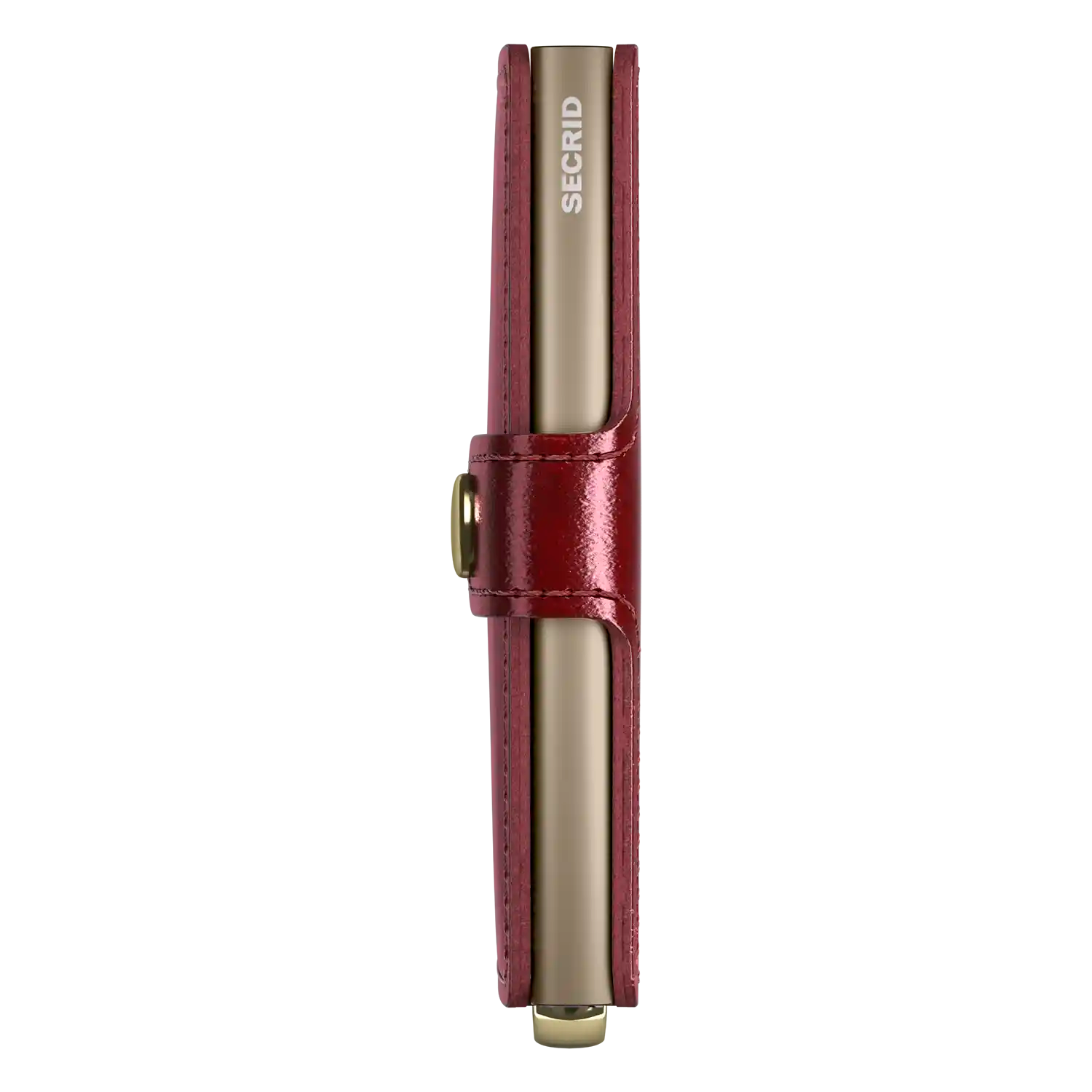 Seitenansicht Secrid Premium Miniwallet Naplak Red 10 cm Leder-Portemonnaie