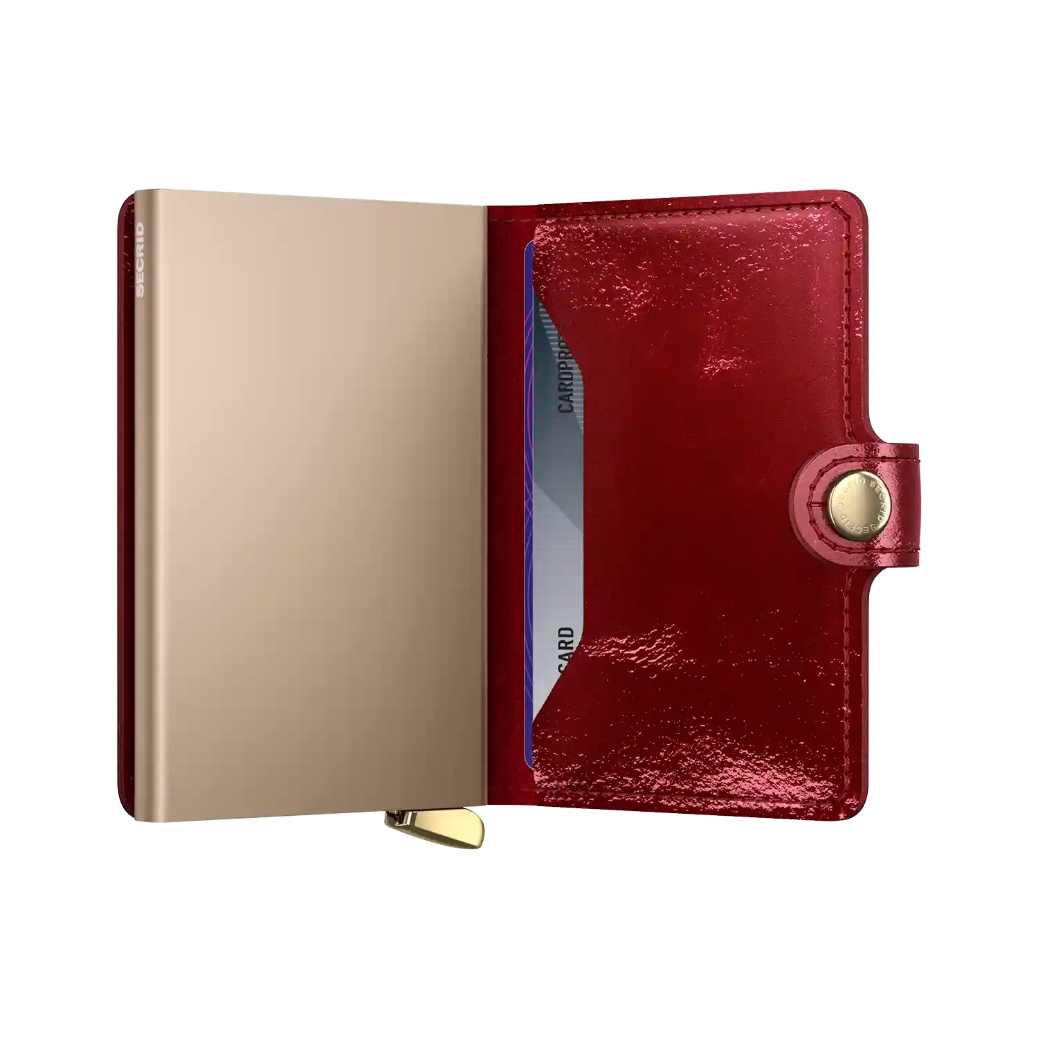 Innenansicht Secrid Wallets Premium Miniwallet Naplak 10 cm Red mit Cardprotector
