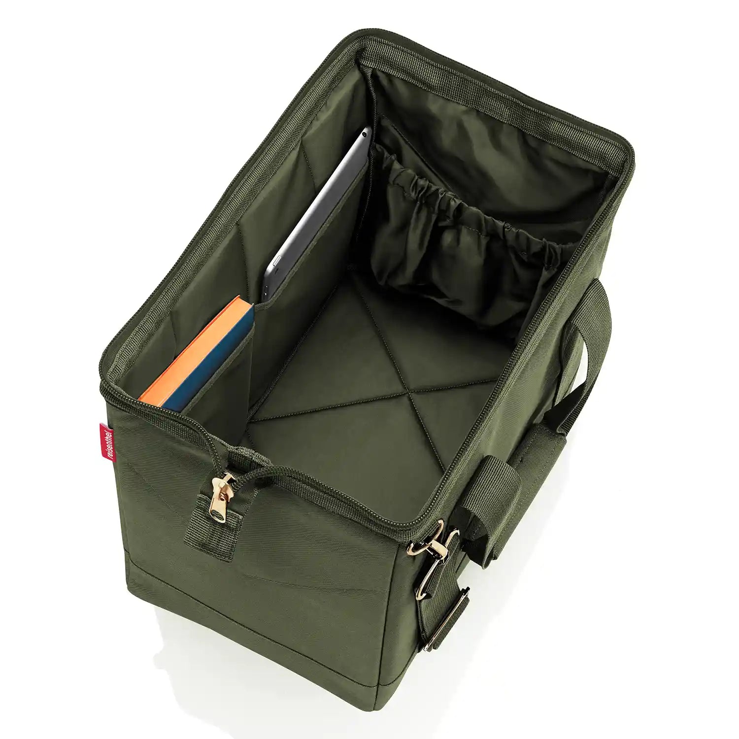 Innenansicht Reisenthel Allrounder M 40 cm – clevere Fächeraufteilung für Kleidung und Essentials