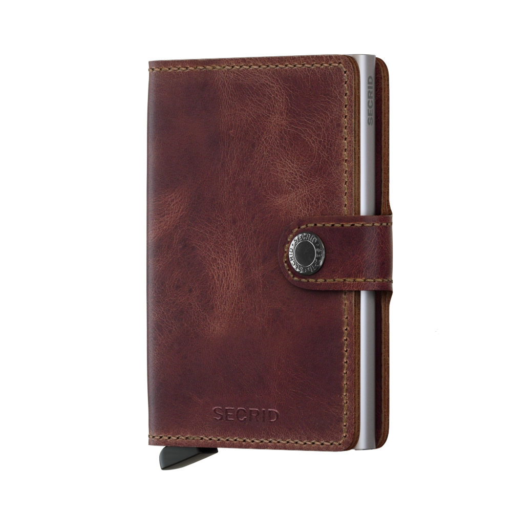 Secrid Wallets Miniwallet Vintage 10 cm - brown