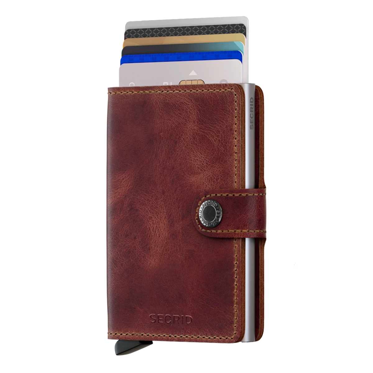 Secrid Wallets Miniwallet Vintage 10 cm - brown