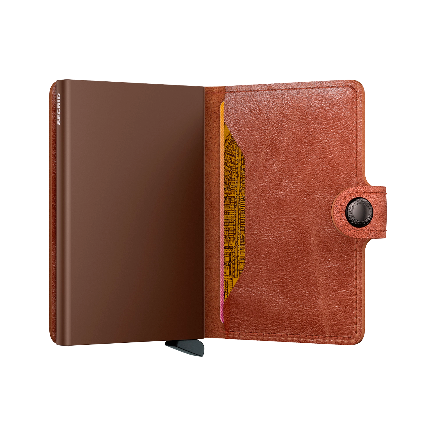 Secrid Wallets Miniwallet Vintage 10 cm - Cognac-Brown