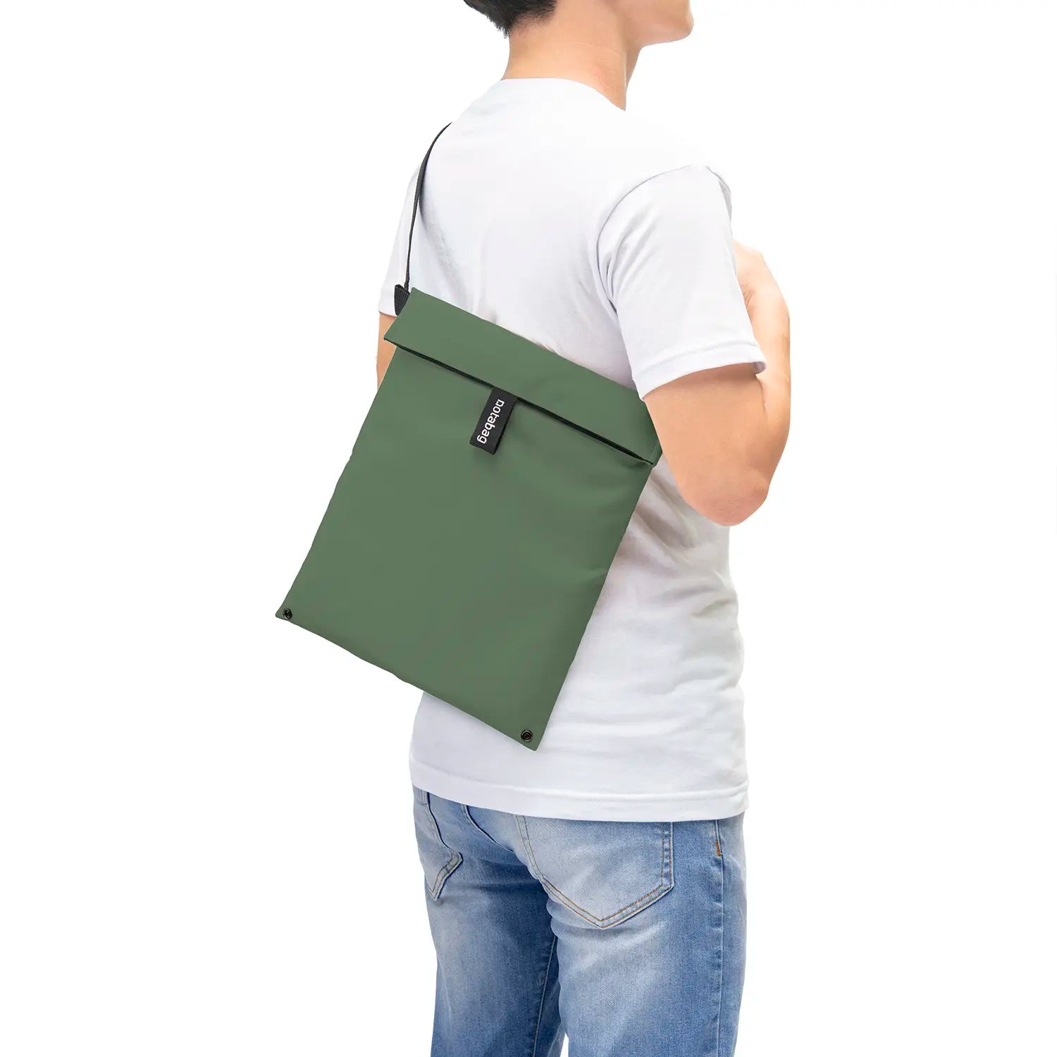 Notabag Crossbody Umhängetasche 40 cm - Fern Green