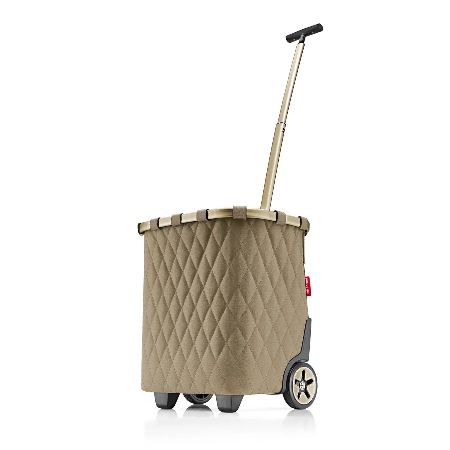 Reisenthel Rhombus Carrycruiser Einkaufskorb mit Rollen 48 cm - Olive