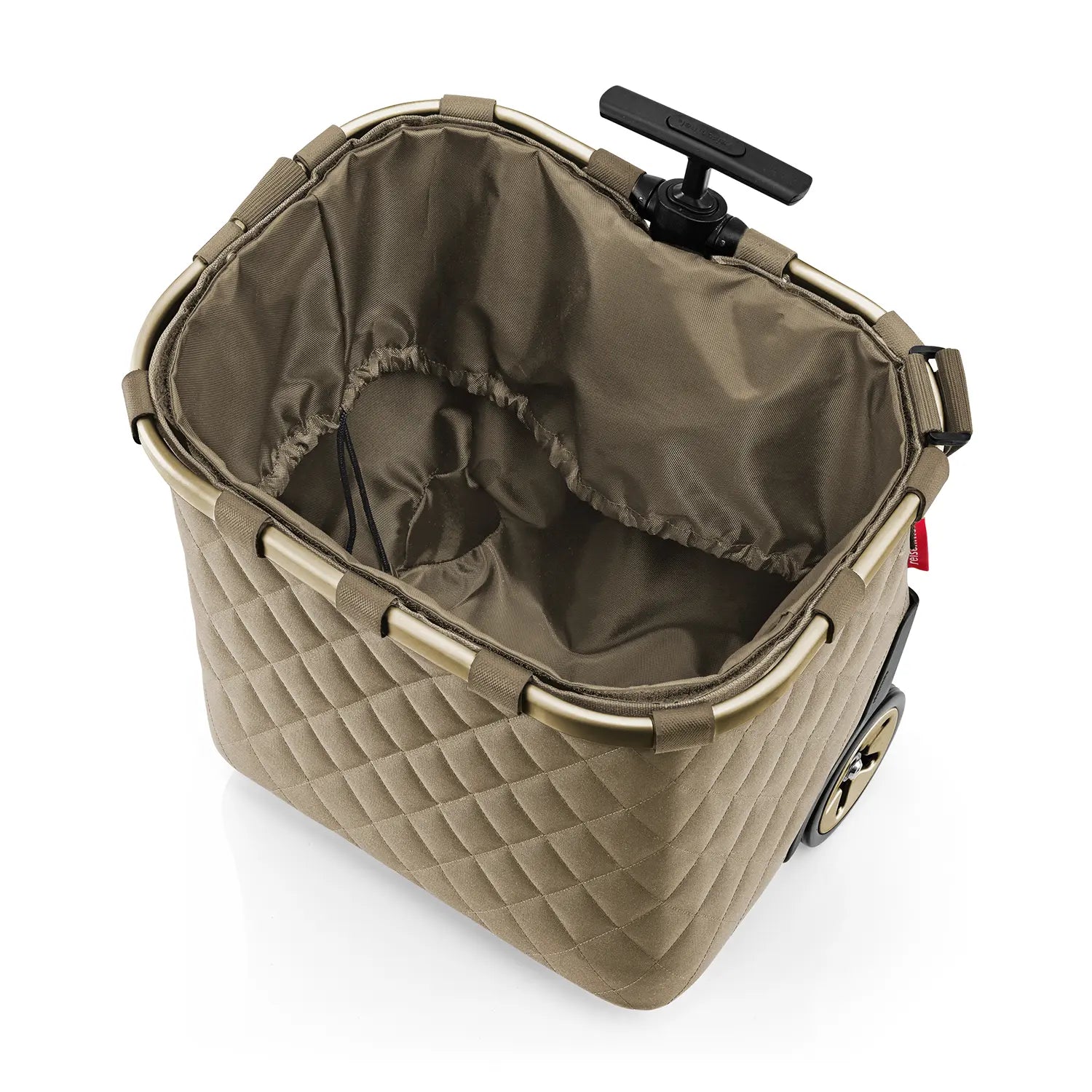 Reisenthel Rhombus Carrycruiser Einkaufskorb mit Rollen 48 cm - Olive