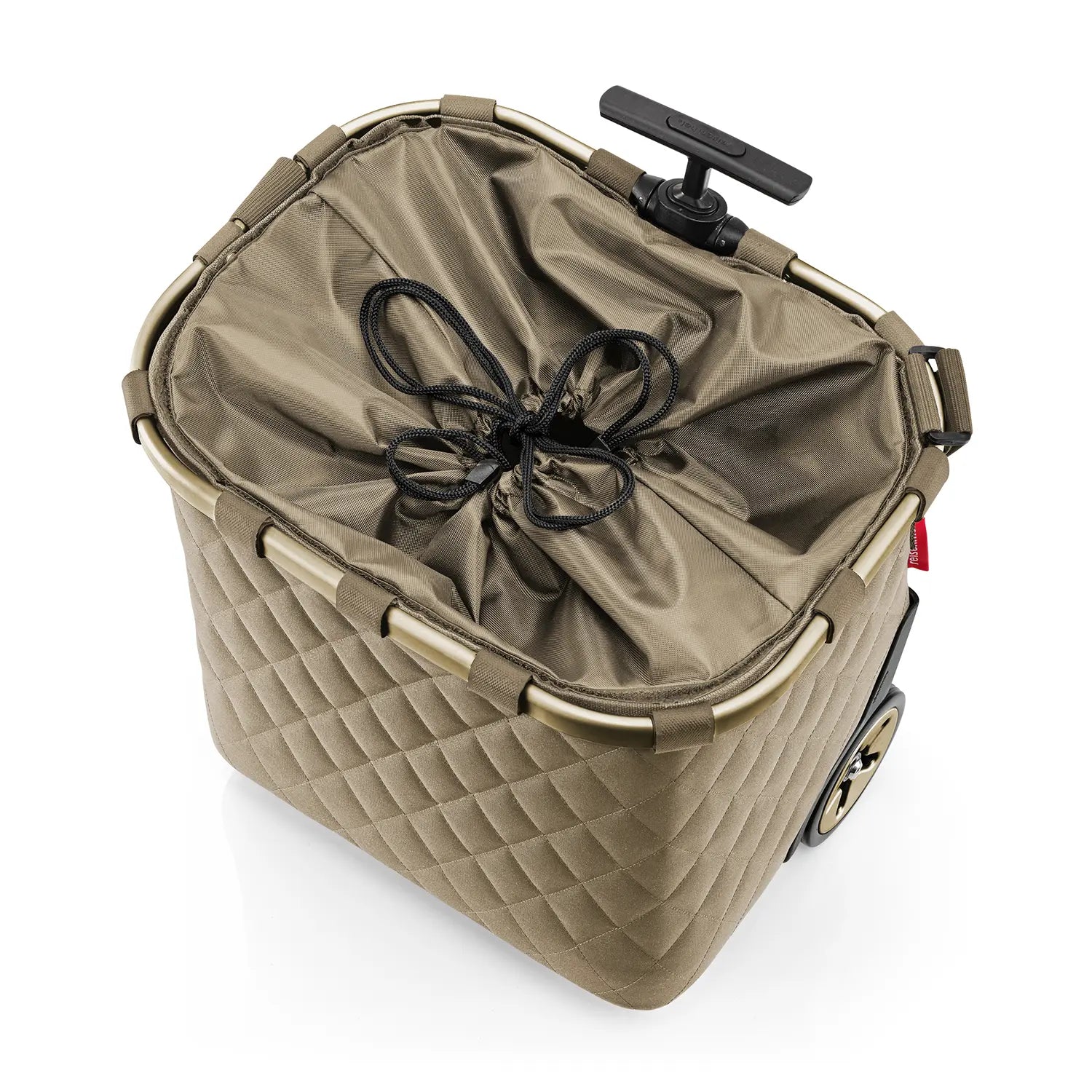 Reisenthel Rhombus Carrycruiser Einkaufskorb mit Rollen 48 cm - Olive