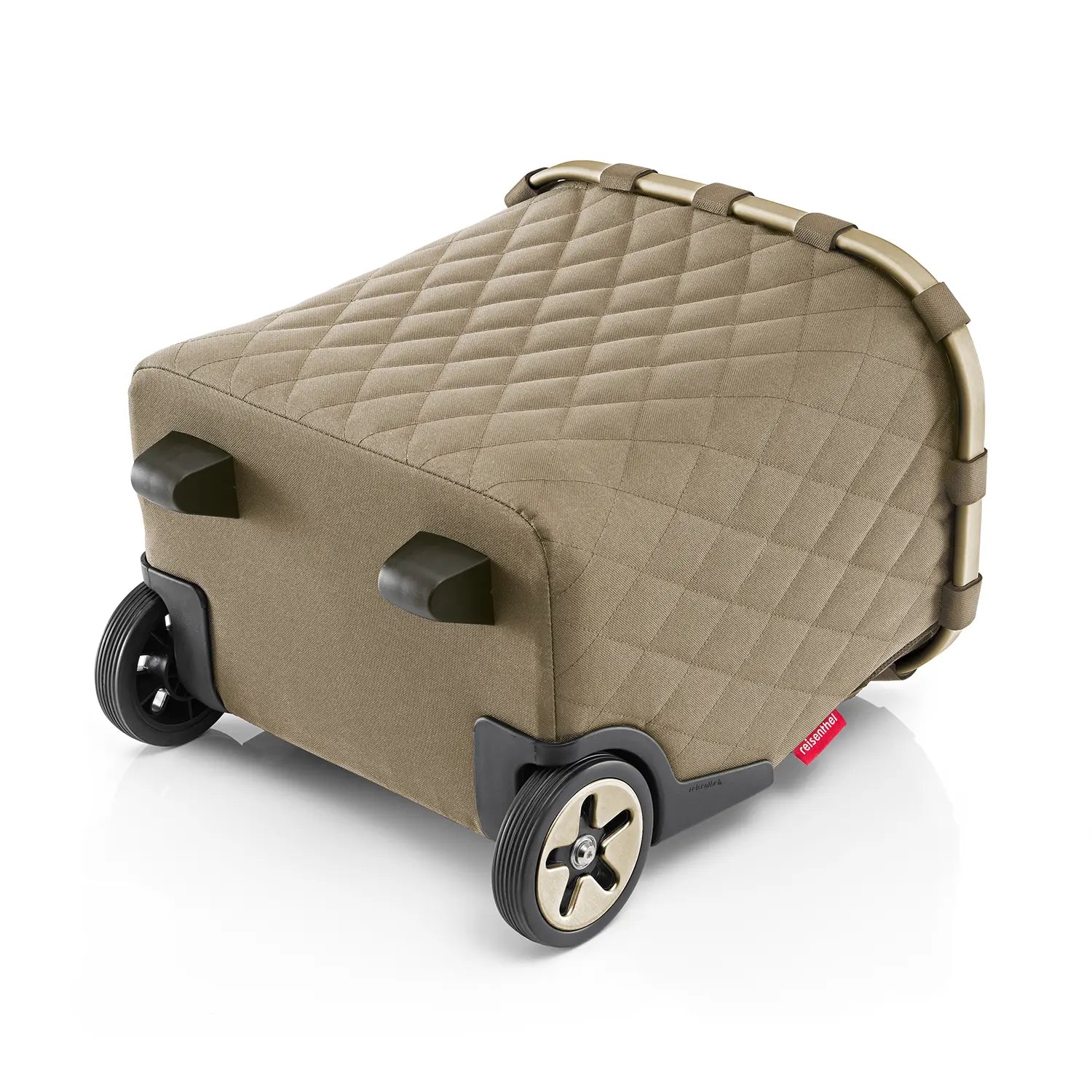 Reisenthel Rhombus Carrycruiser Einkaufskorb mit Rollen 48 cm - Olive